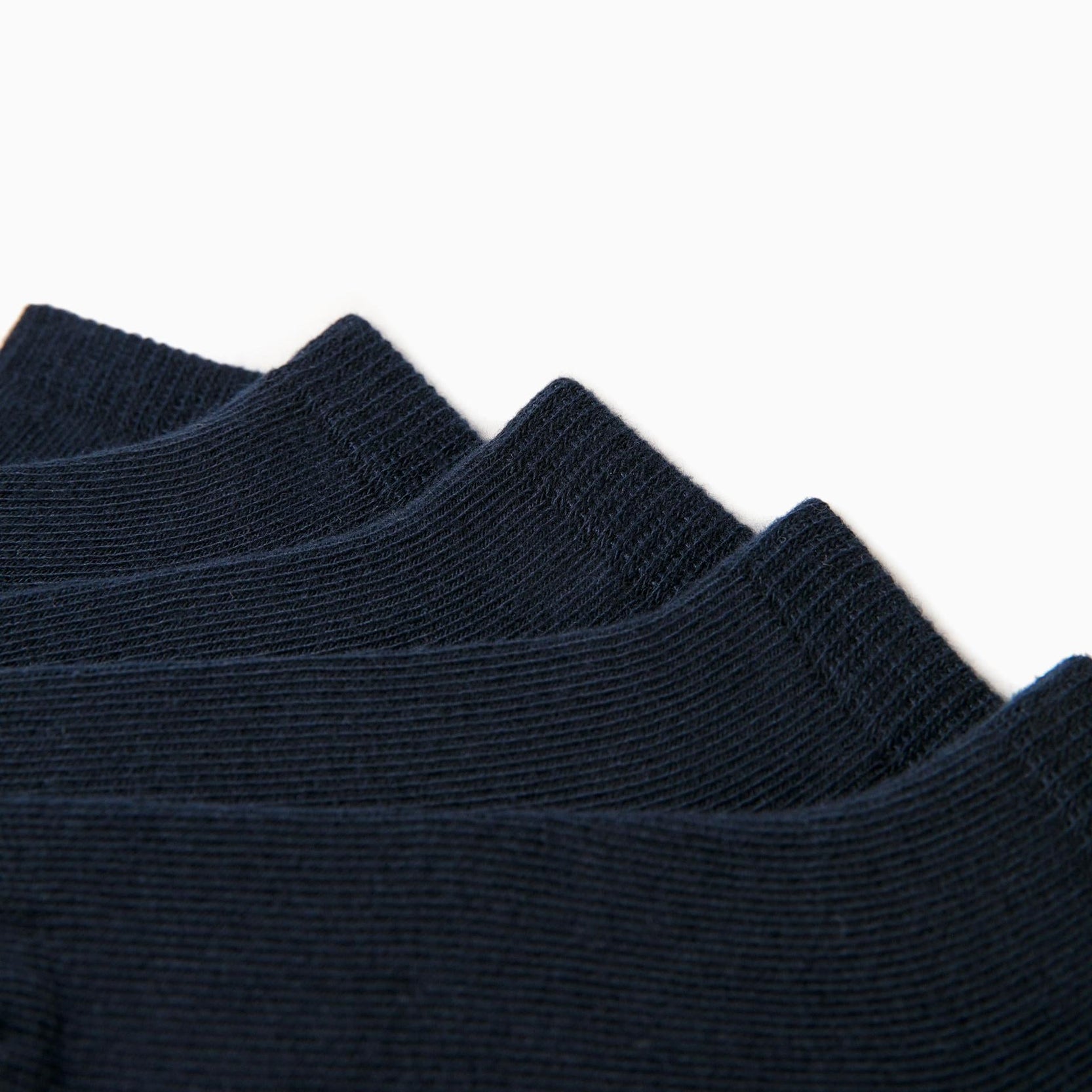 5-Pack Pairs of Ankle Socks for Boys, Dark Blue