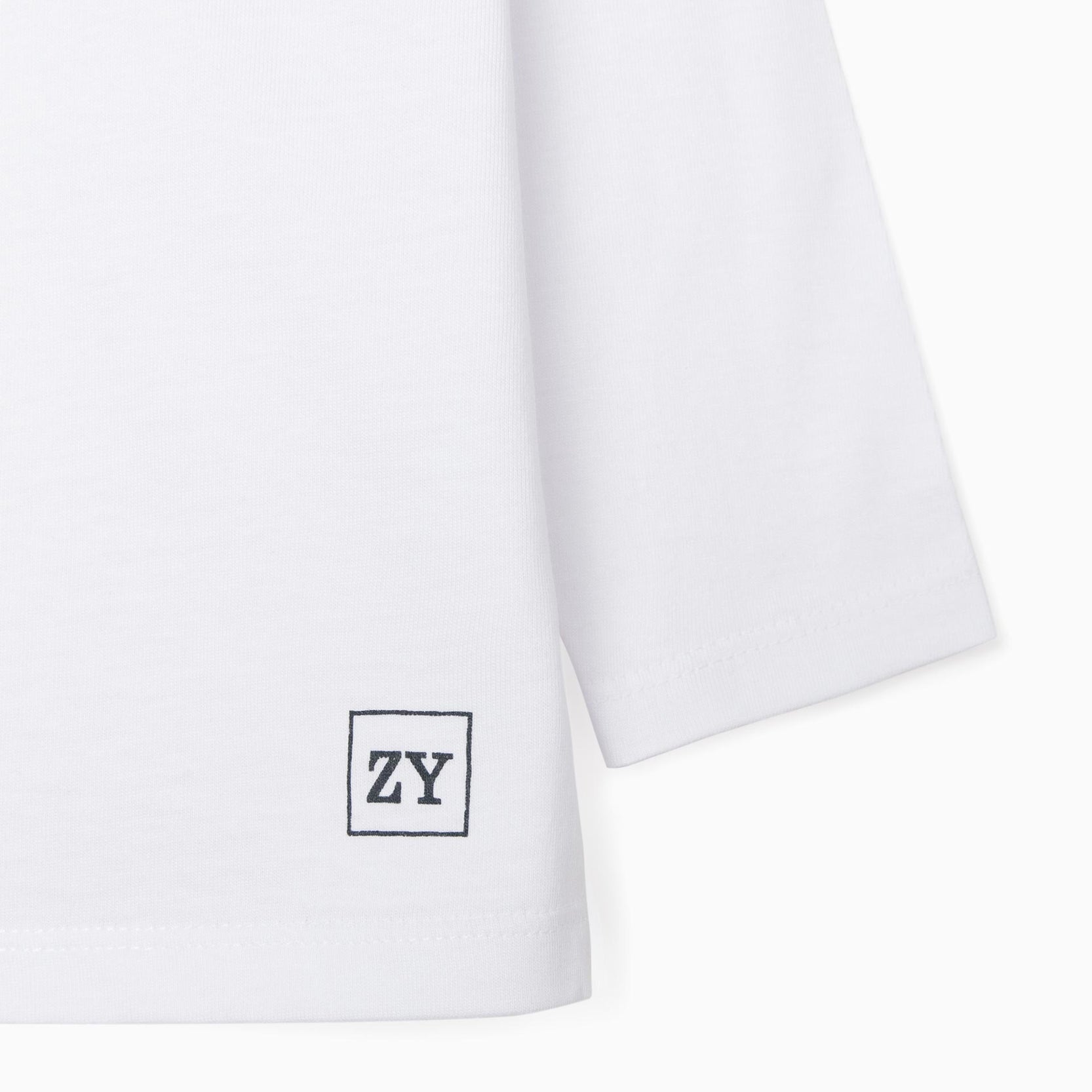 2 Long Sleeve Tops for Baby Boys, White