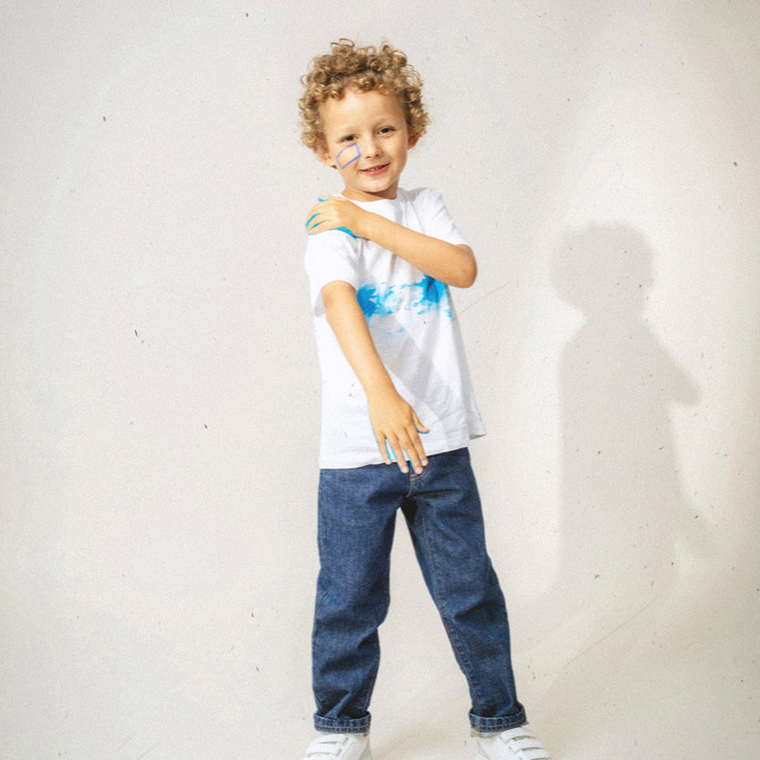 Jeans for Boys, Straight Fit, Dark Blue