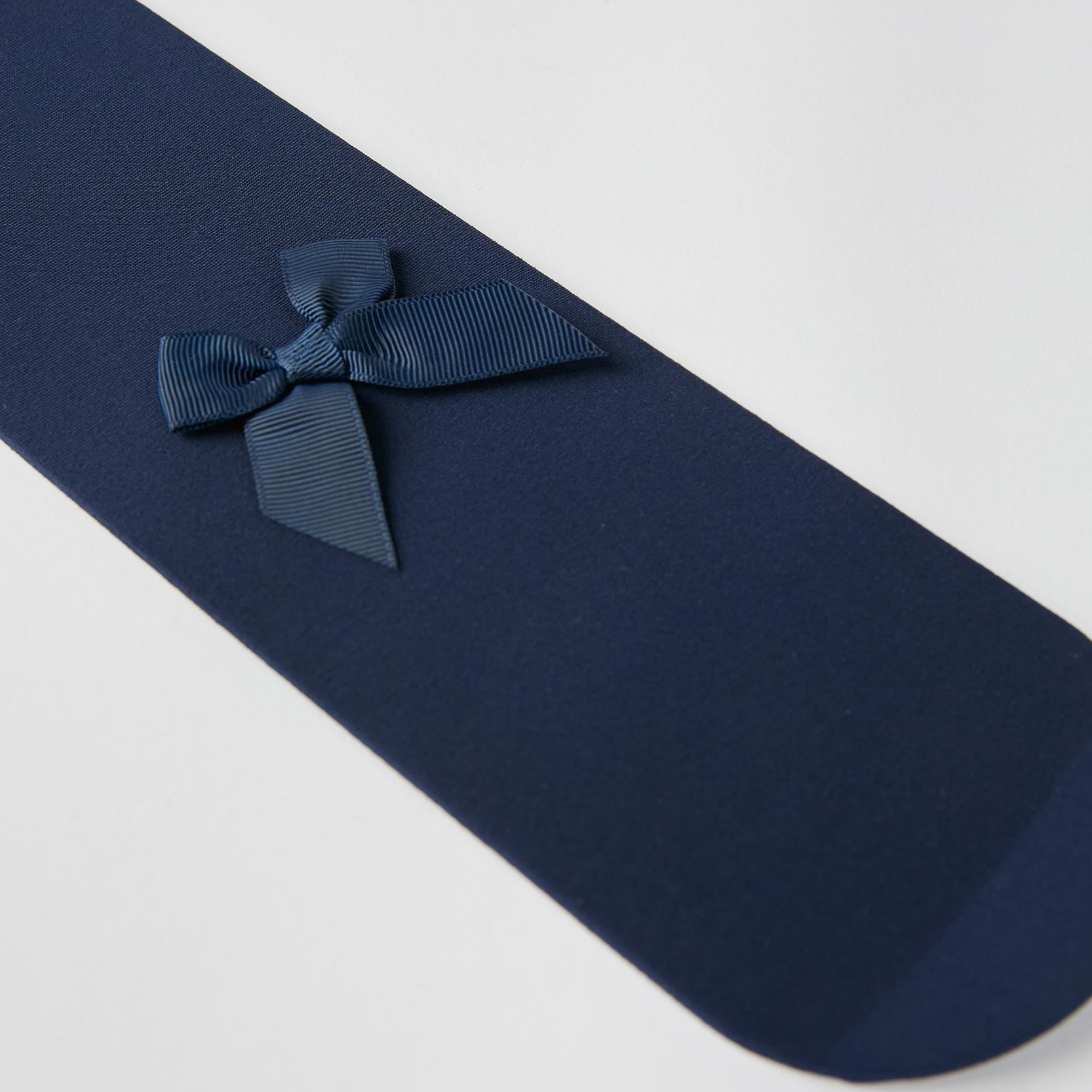 Tights with Bow for Girls, Dark Blue