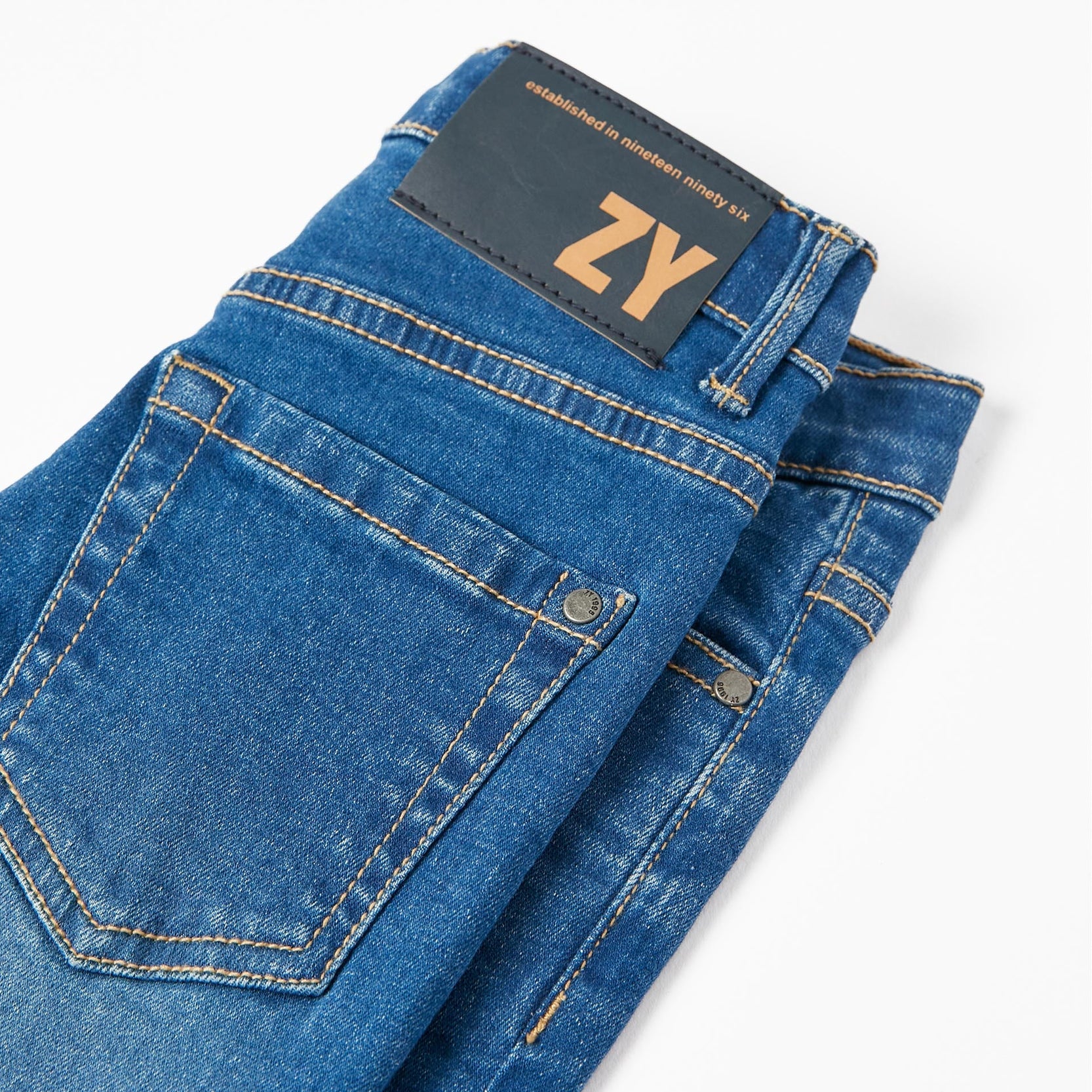 Cotton Jeans for Boys 'Slim Fit', Blue