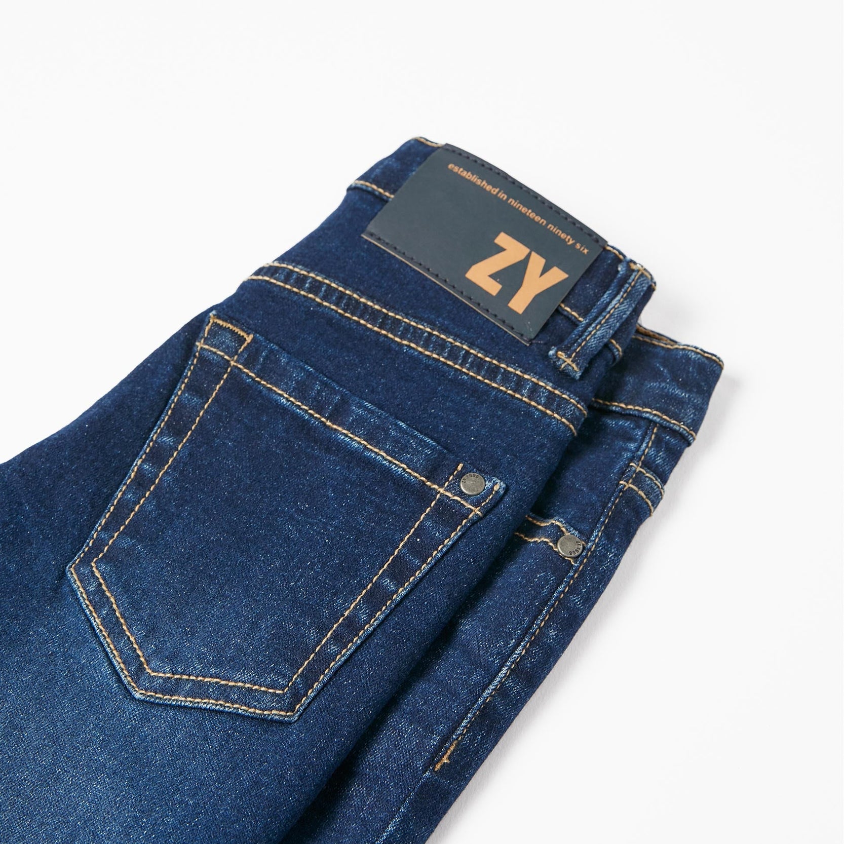 Cotton Jeans for Boys 'Slim Fit', Dark Blue