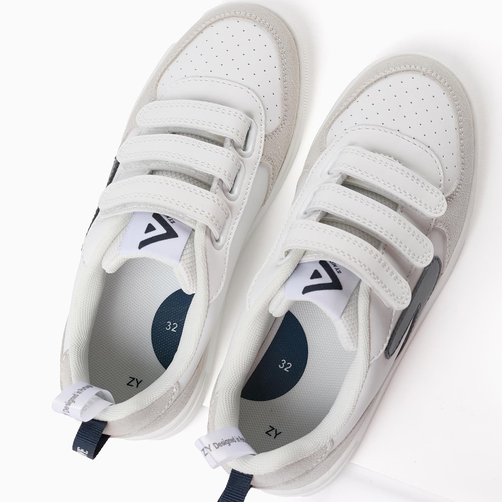 Trainers for Children 'ZY Move', White/Dark Blue
