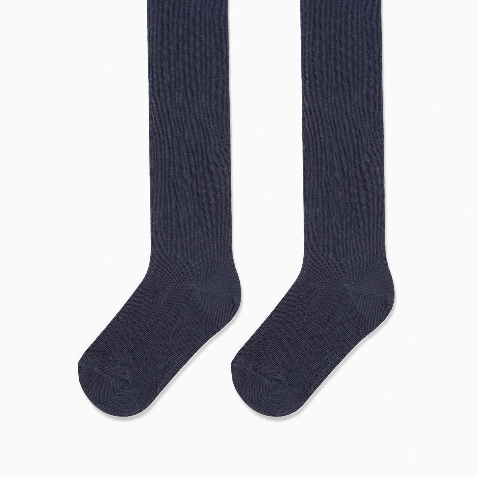 Anti-Pilling Knit Tights for Babies, Dark Blue