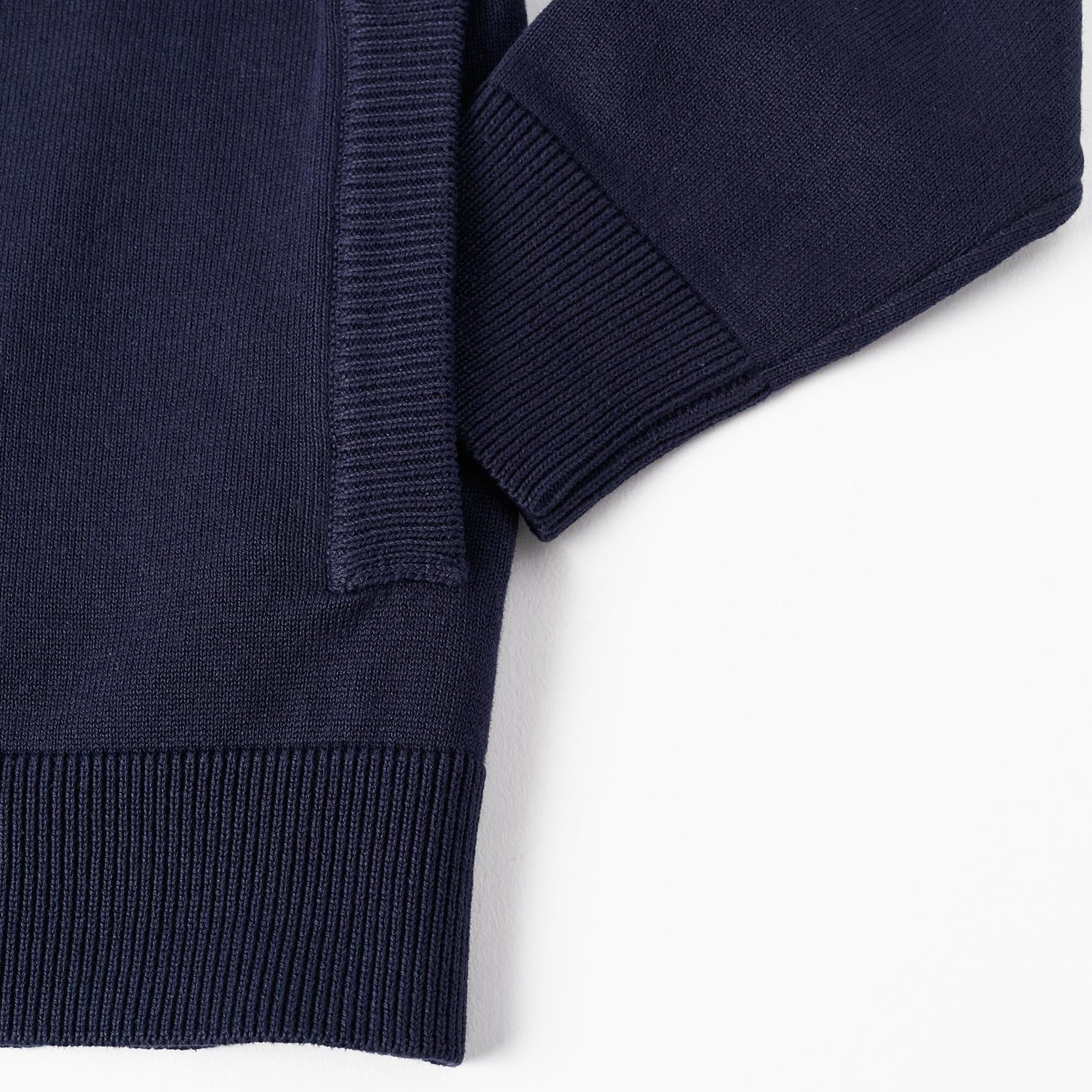 Knitted Cardigan for Boys, Dark Blue