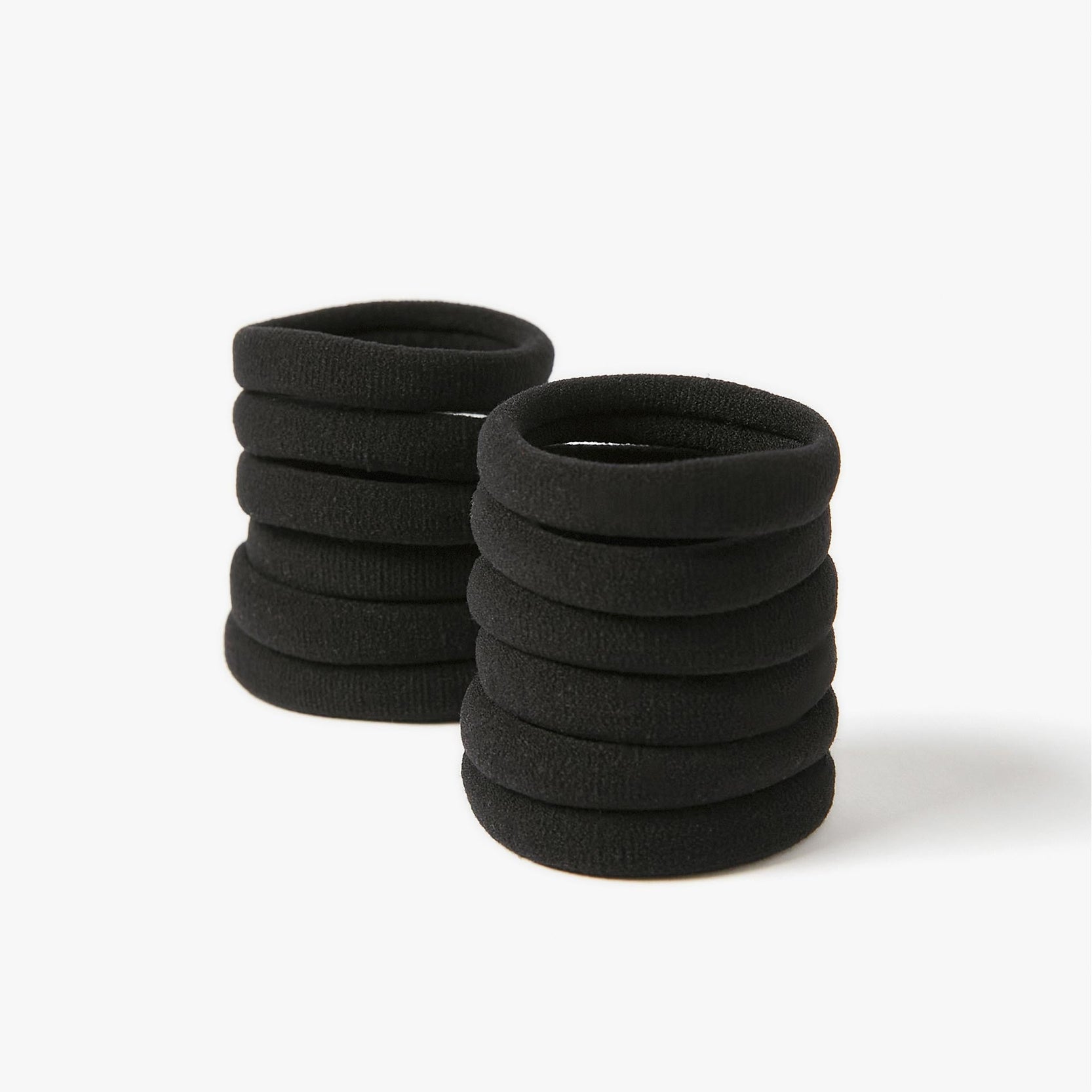 Pack of 12 Hair Elastics for Baby and Child, Black