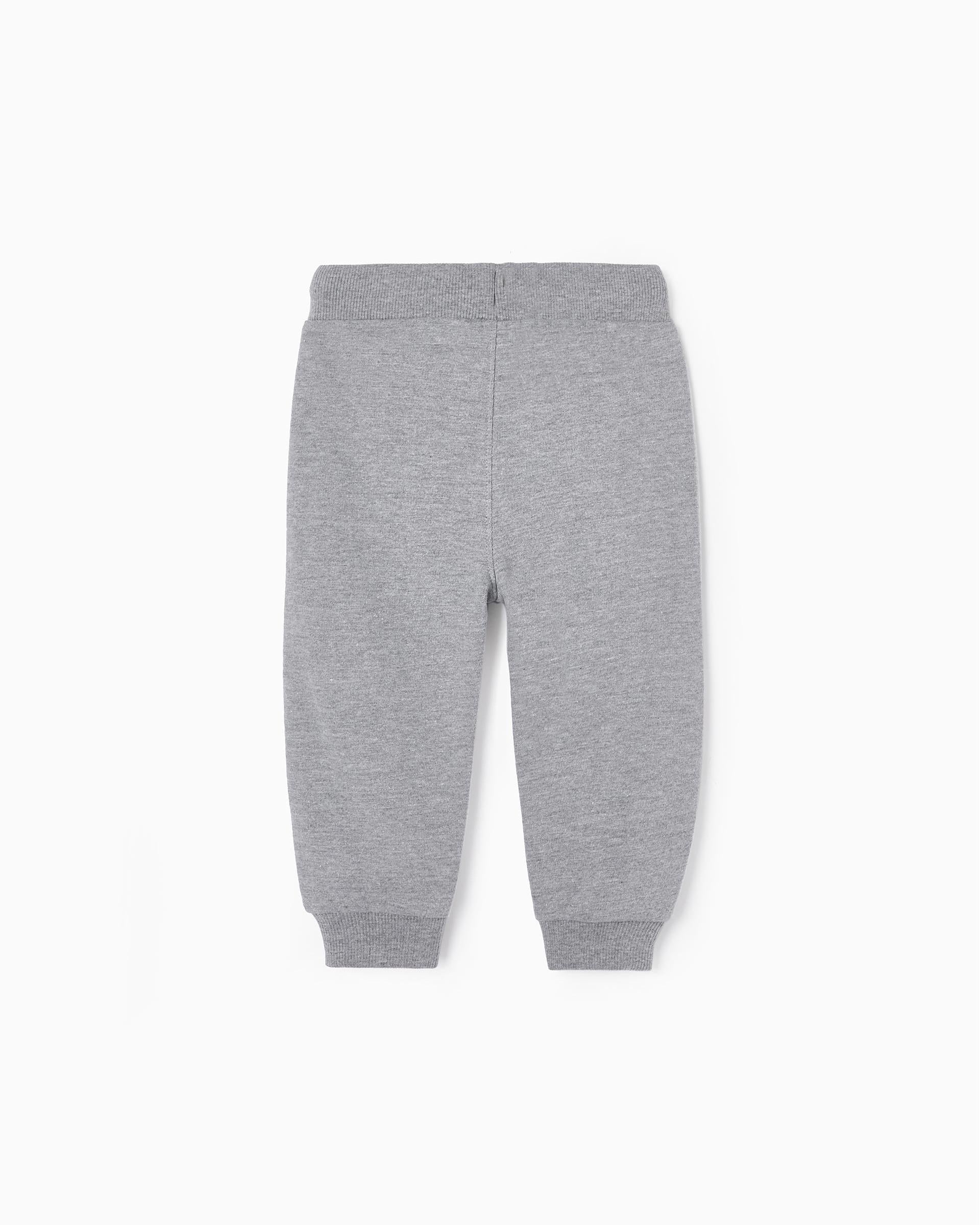 Cotton Joggers for Baby Boys, Grey