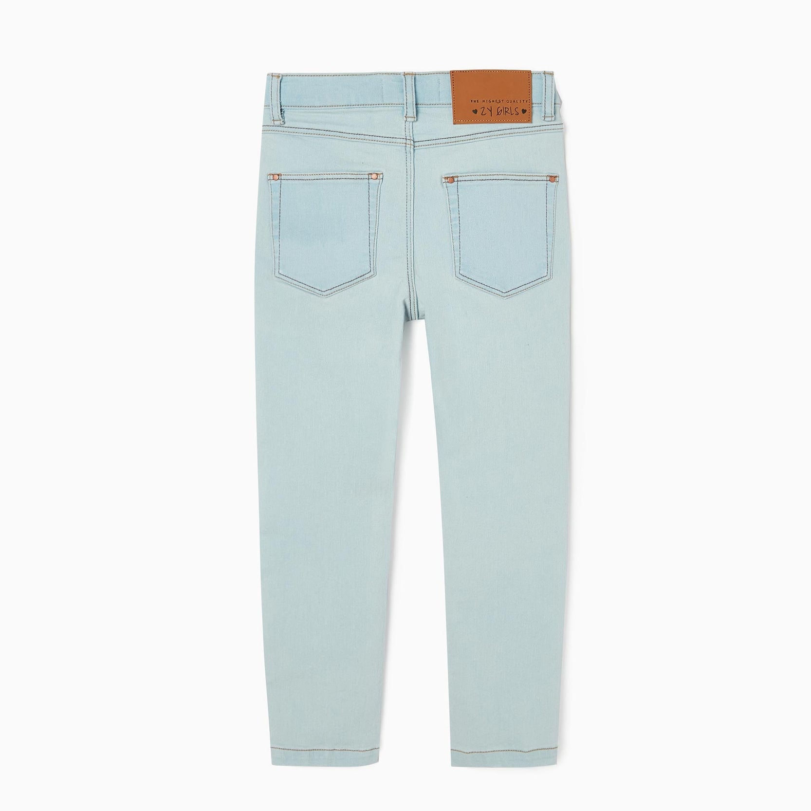Skinny Jeans for Girls, Light Blue