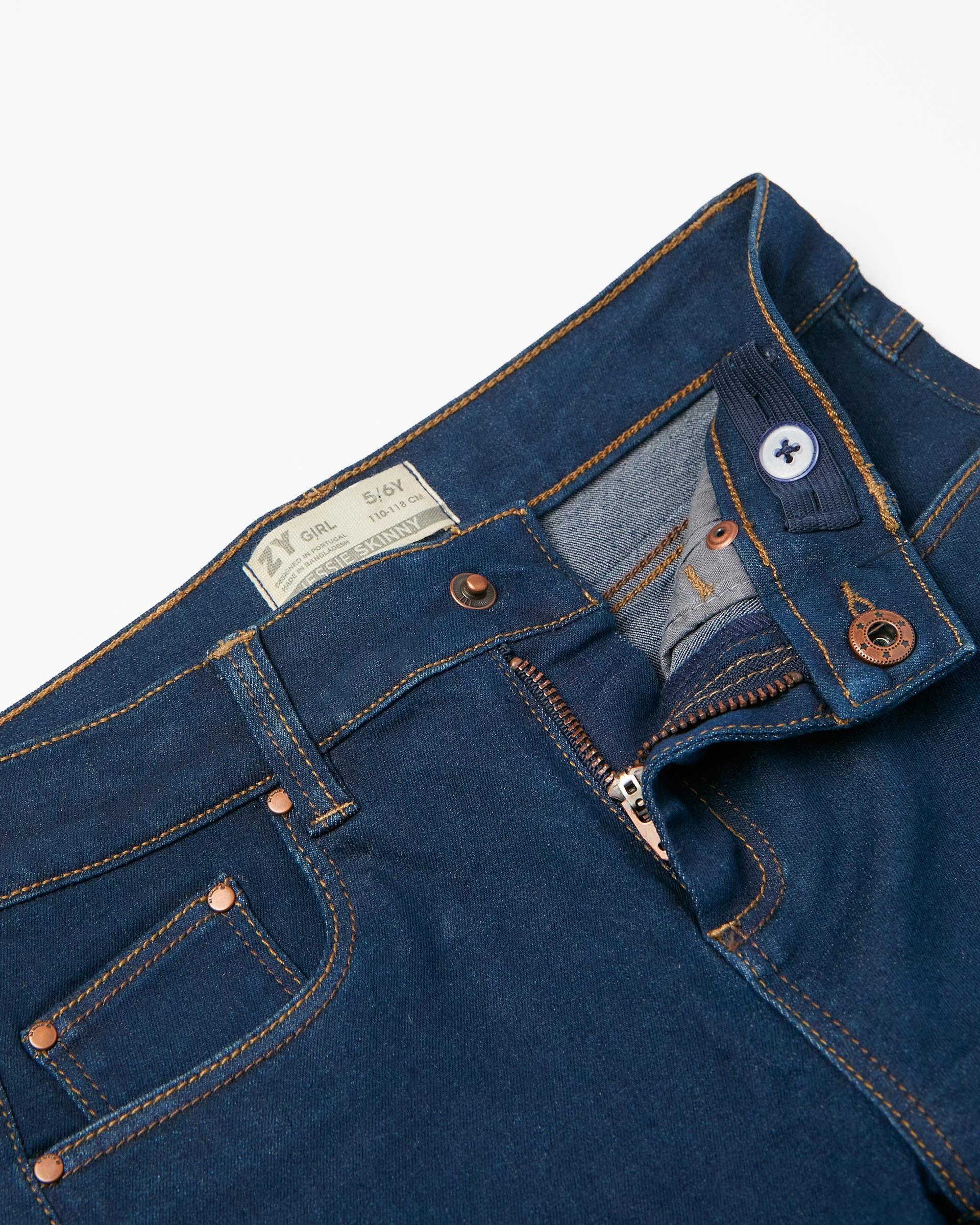 Skinny Jeans for Girls, Dark Blue