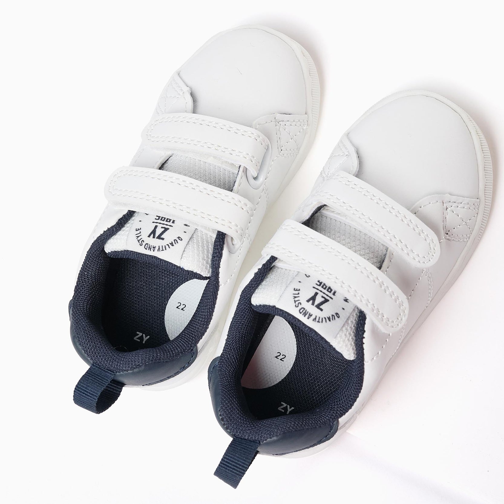 Trainers for Babies 'ZY 1996', White/Dark Blue