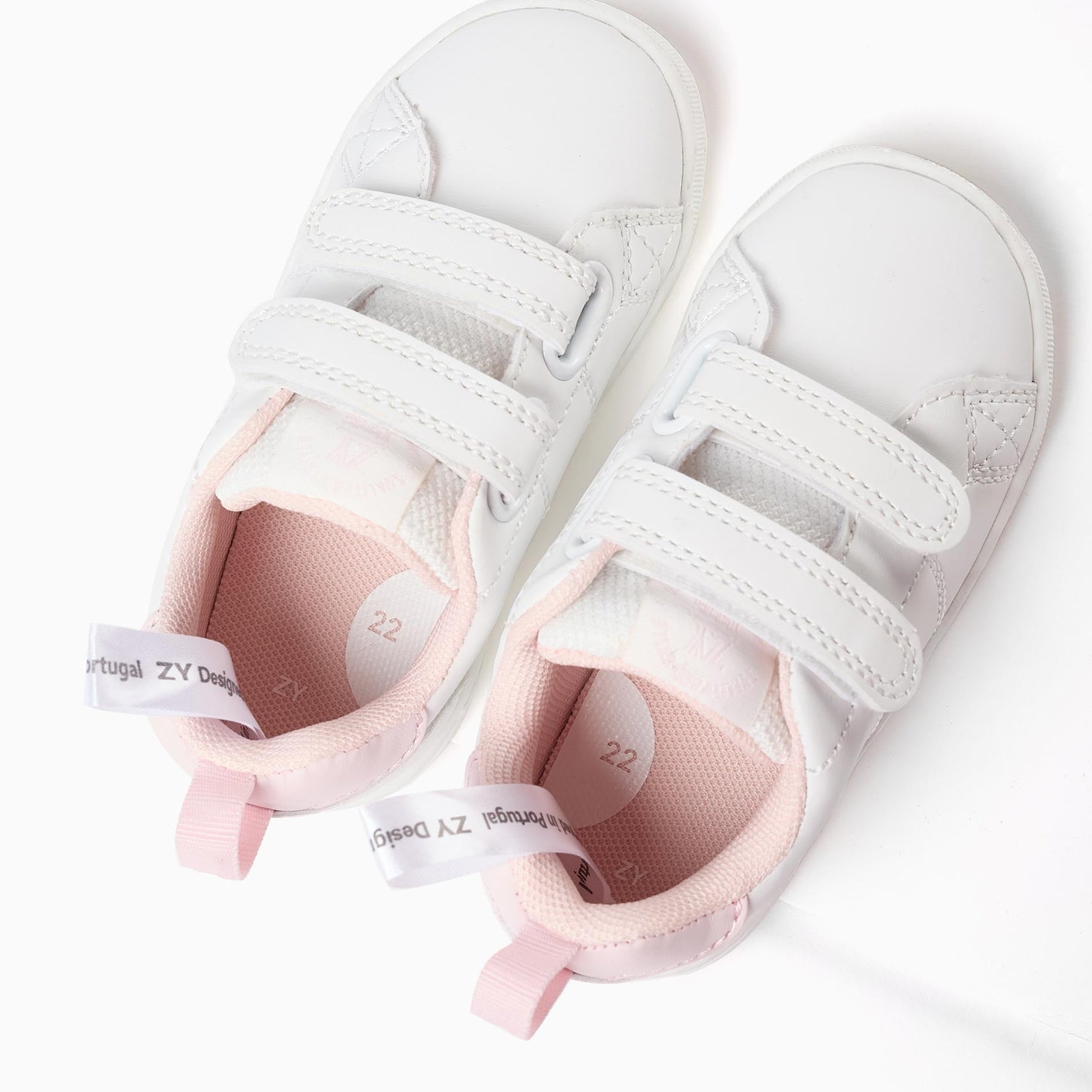 Trainers for Baby Girls 'ZY 1996', White/Pink