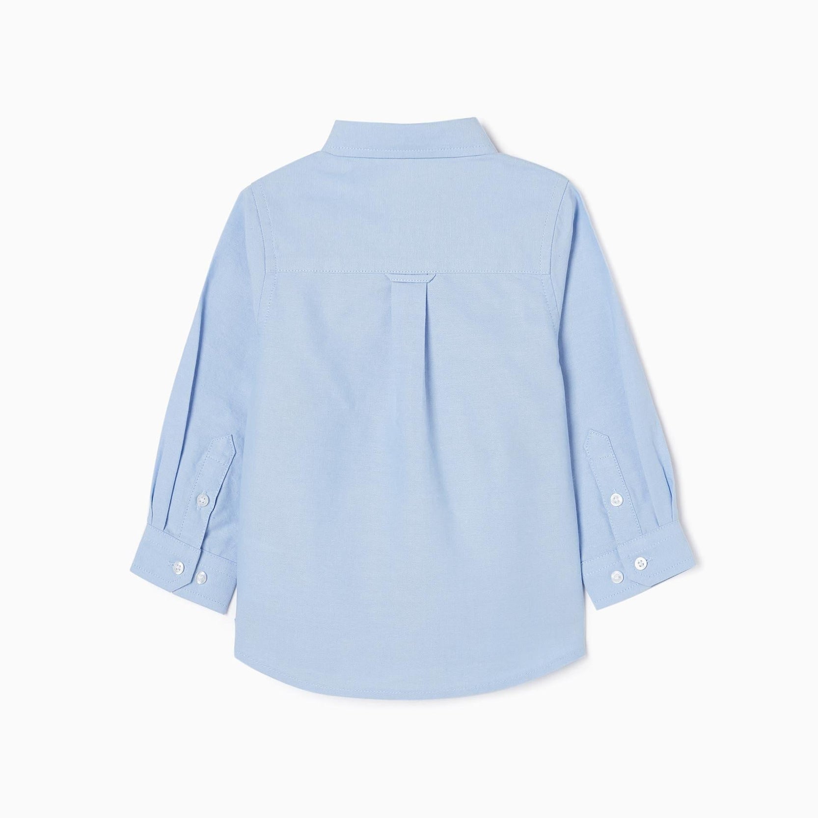 Long Sleeve Cotton Shirt for Baby Boys, Blue