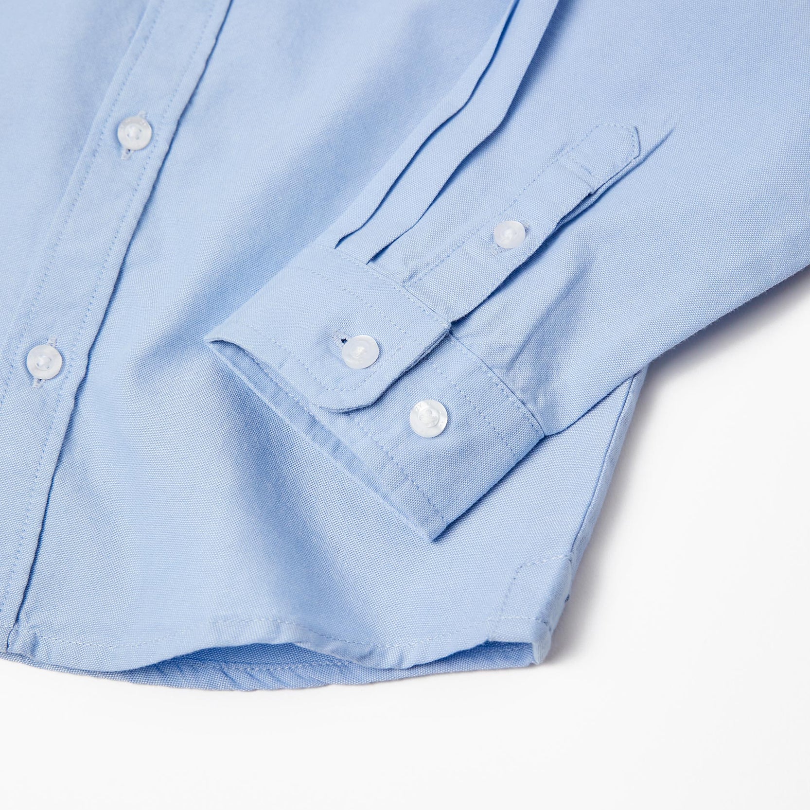 Long Sleeve Cotton Shirt for Boys, Blue