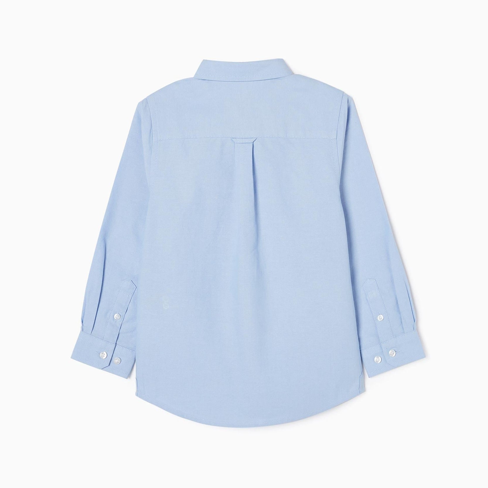 Long Sleeve Cotton Shirt for Boys, Blue