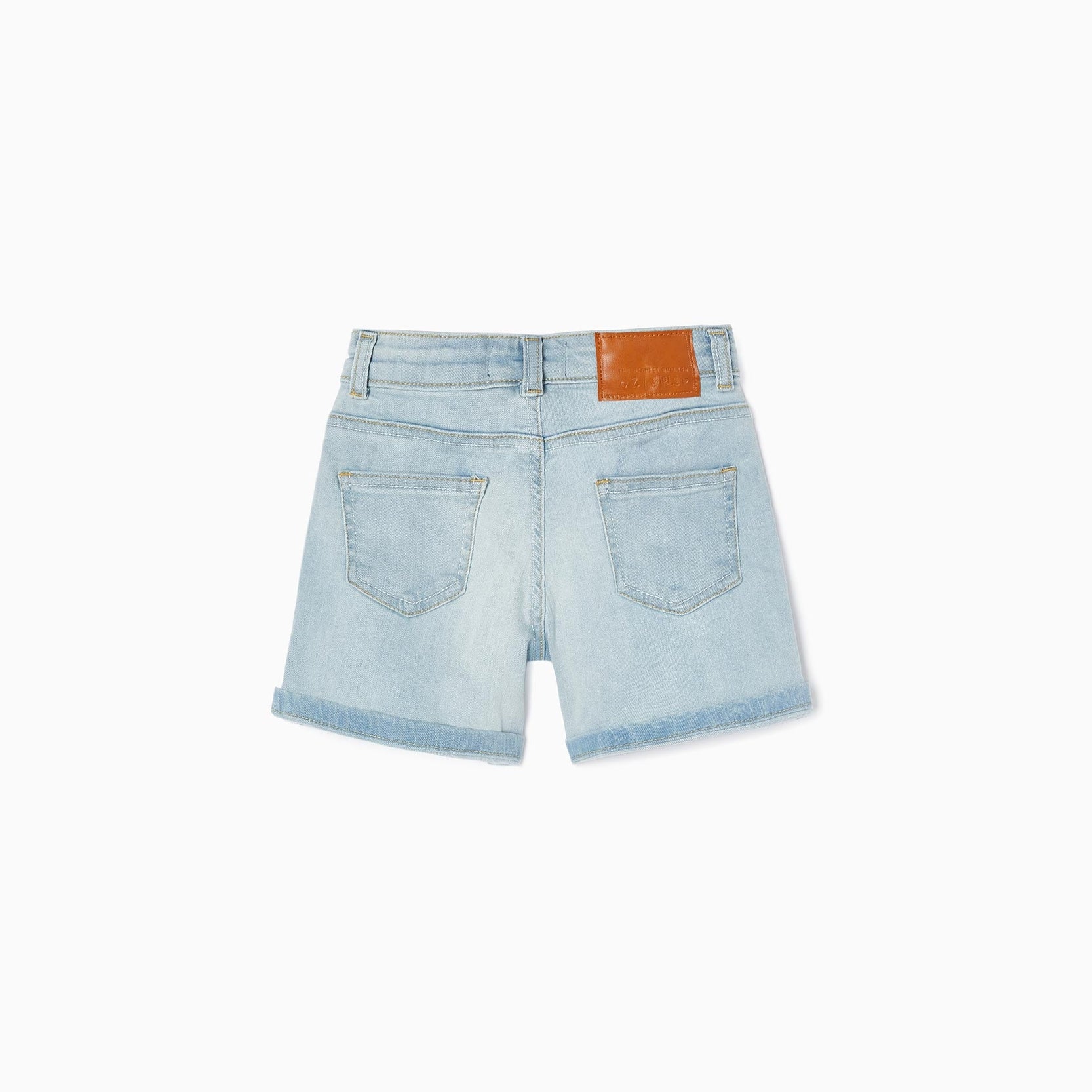Denim Shorts for Girls 'Slim Fit', Light Blue