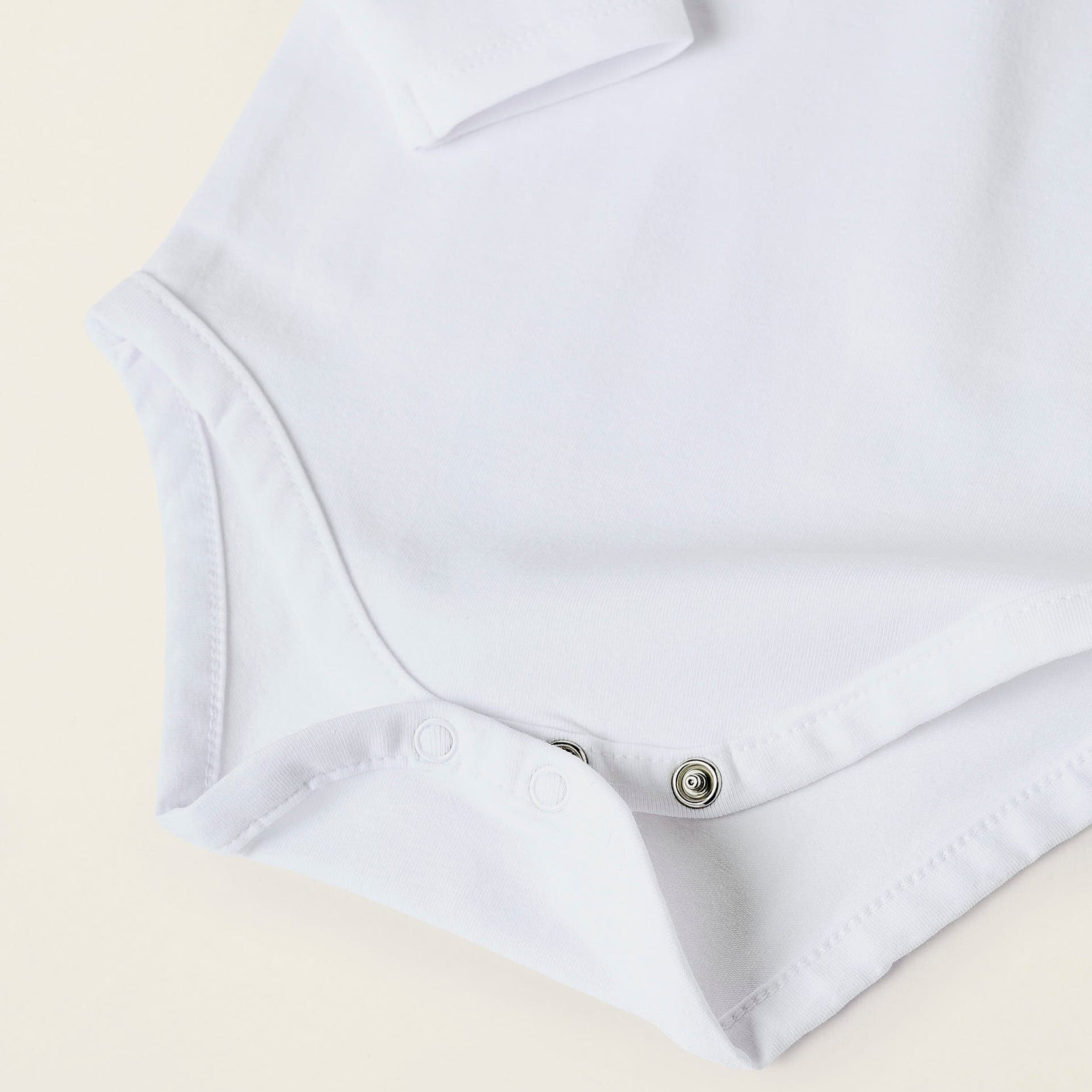 Bodysuit-Blouse with Ruffles in Cotton for Newborn Girls, White