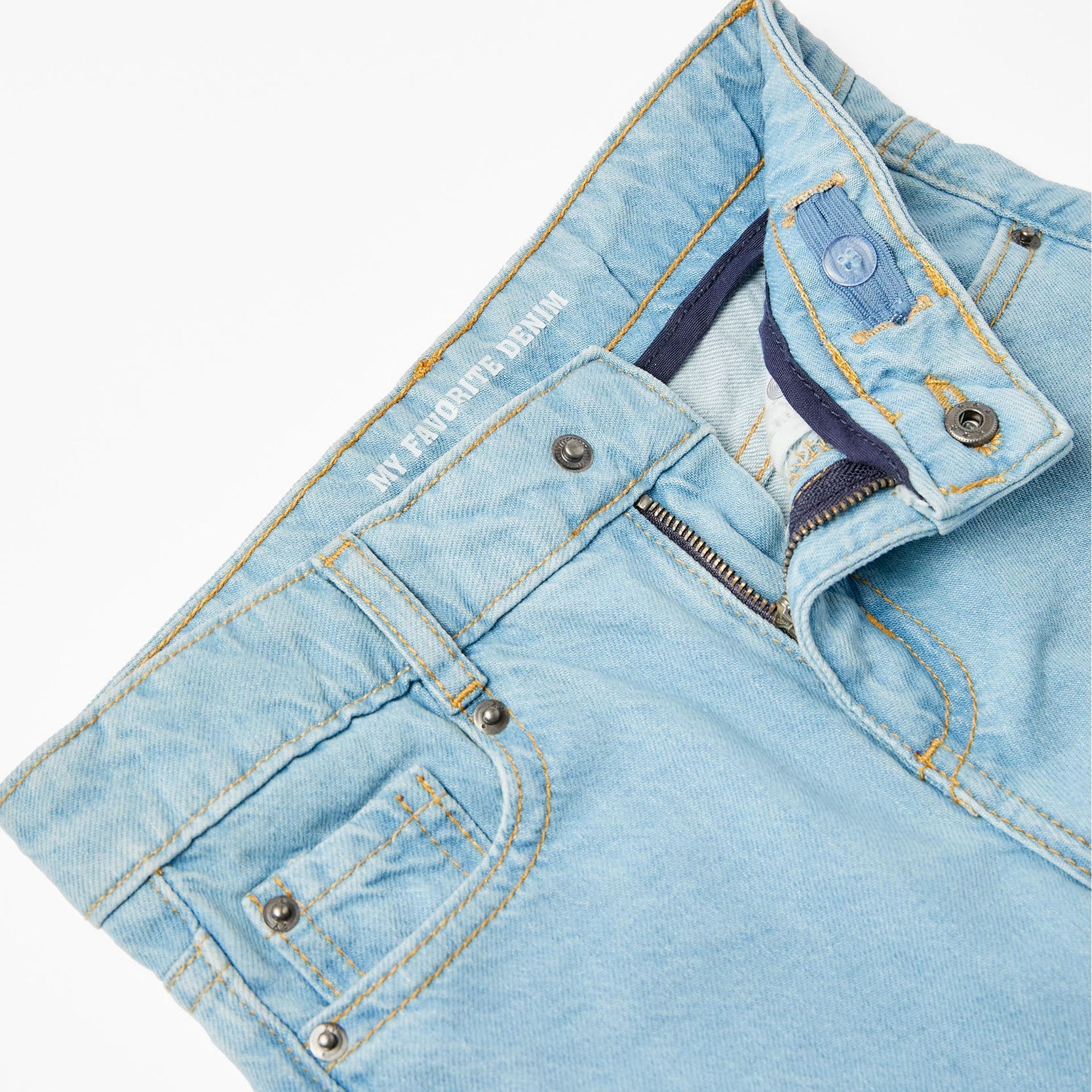 Cotton Jeans for Boys 'Straight Fit', Light Blue
