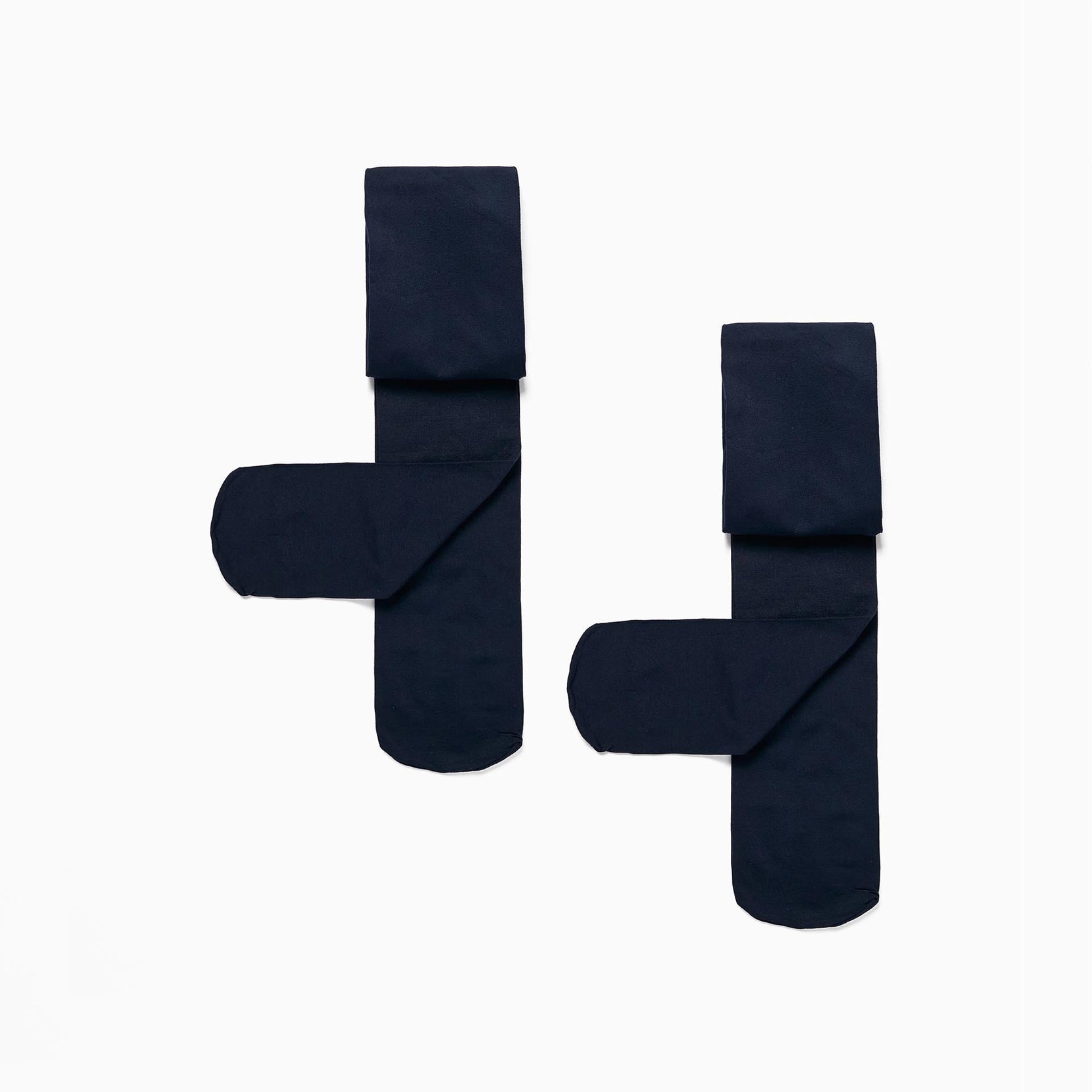 2 Pack of 40 Den Microfiber Tights for Baby Girls, Dark Blue