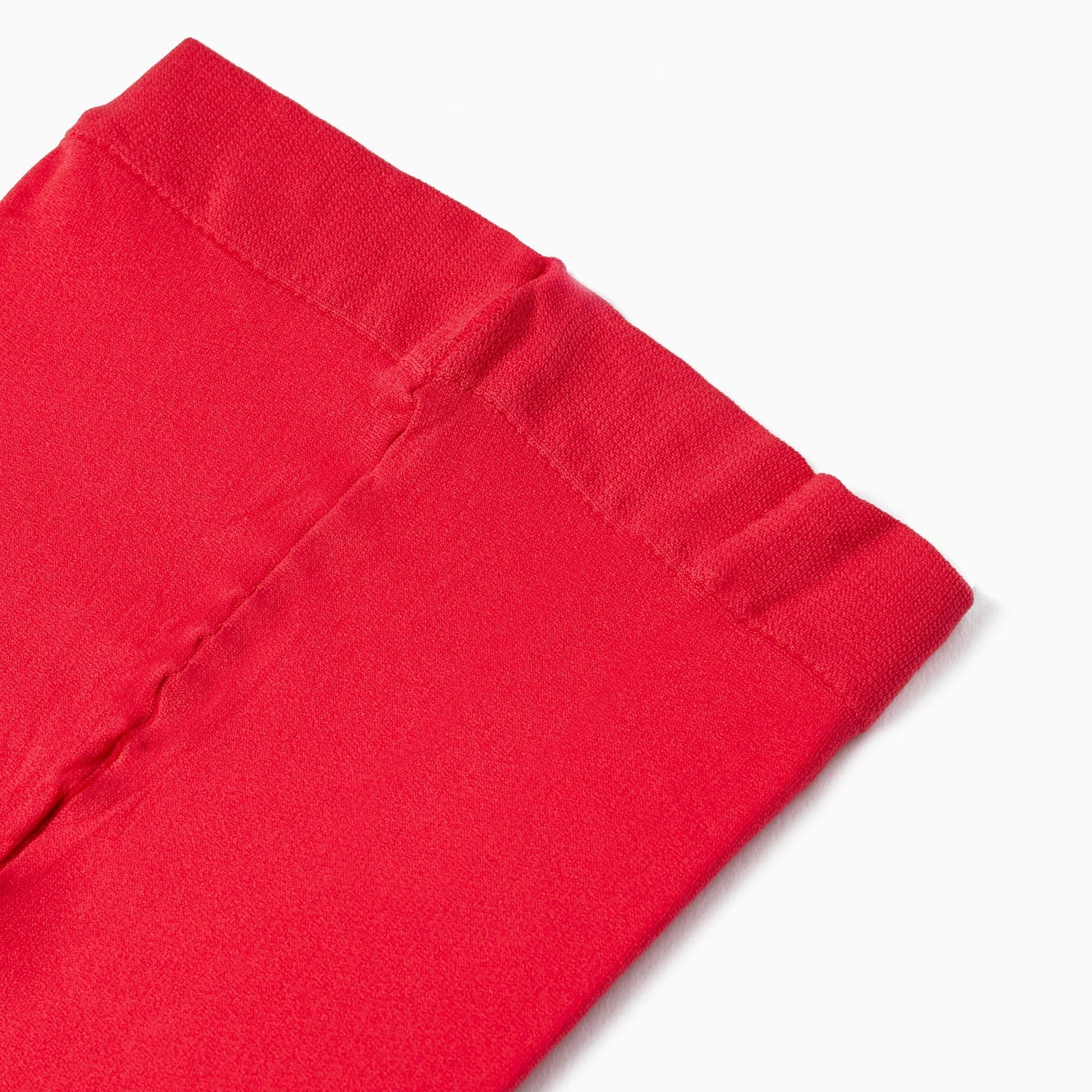 Microfibre Tights for Girls, Red