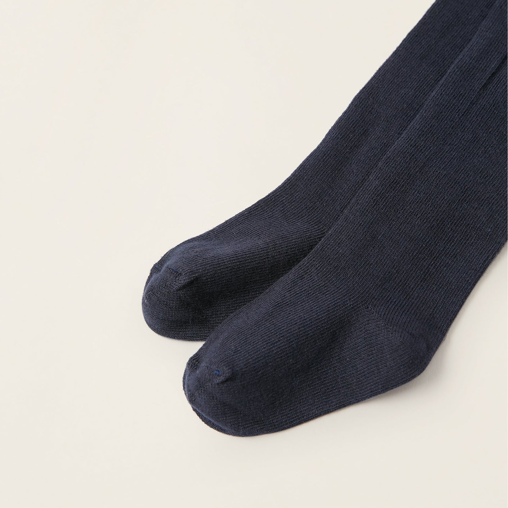 Knitted Tights with Ruffles for Newborns and Babies, Dark Blue