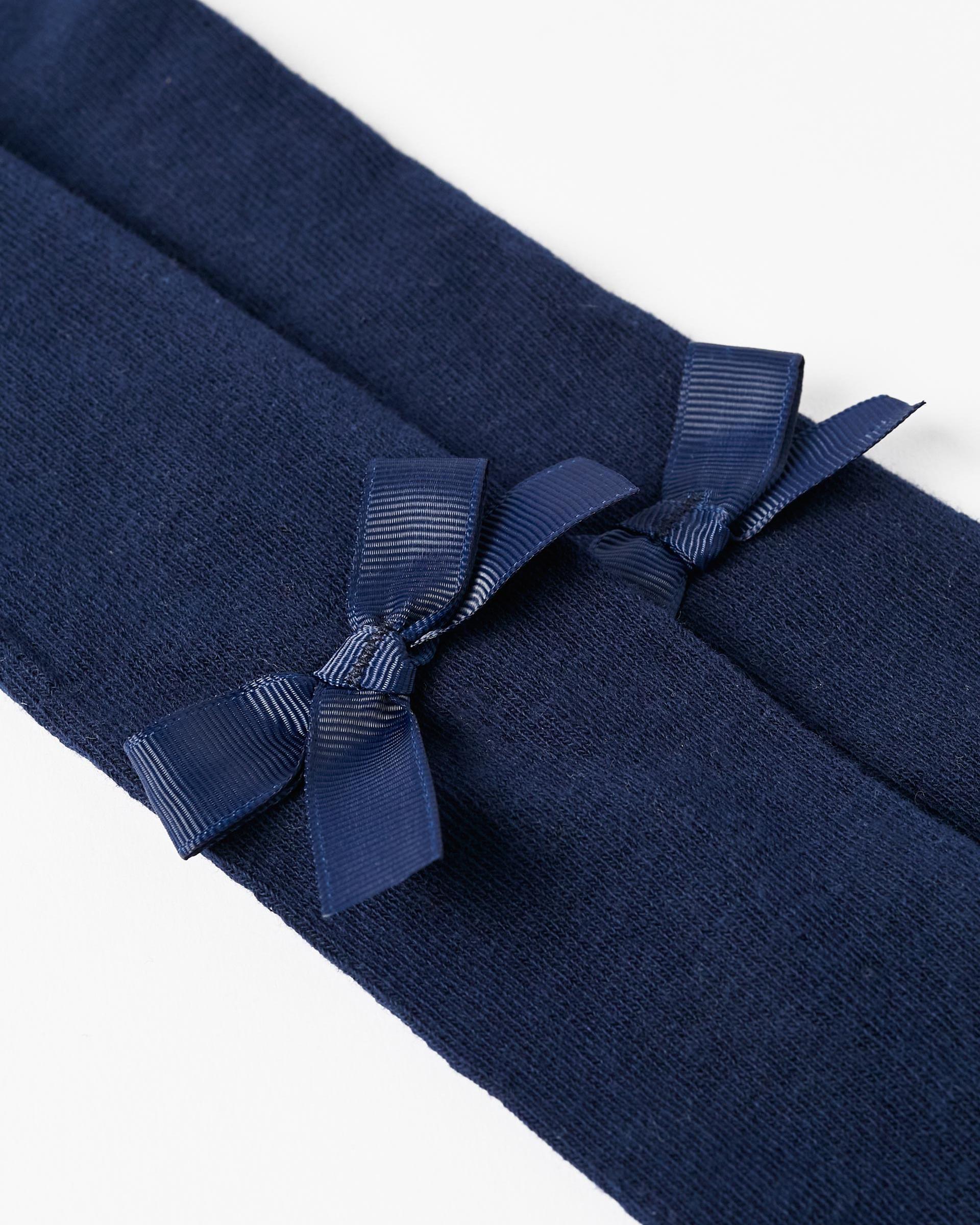 Tights with Ruffles and English Embroidery for Baby Girls, Light Pink