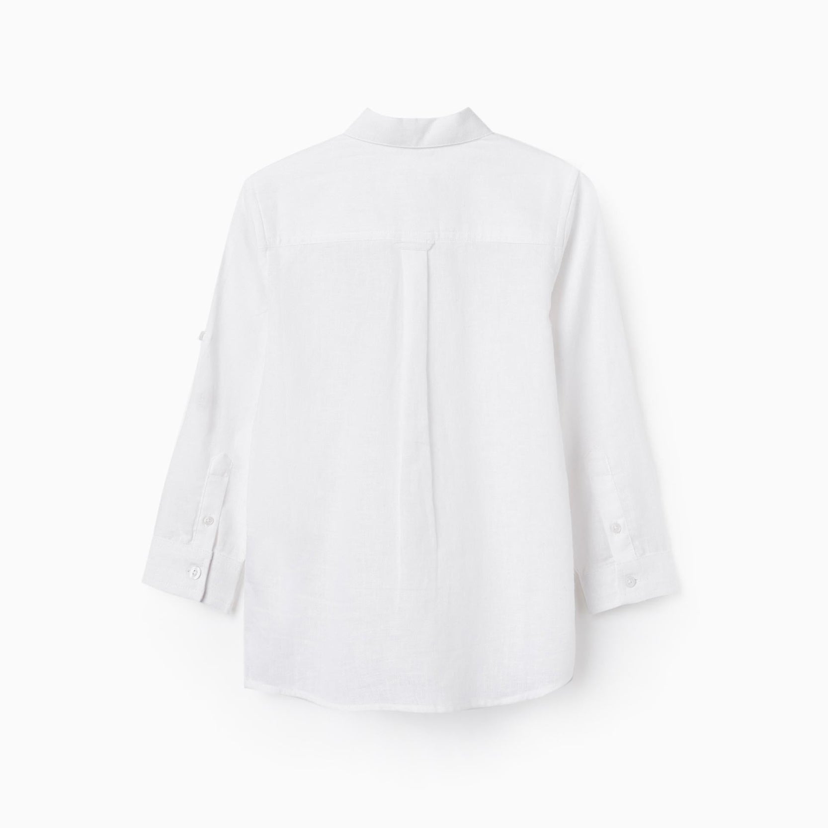 Classic Long Sleeve Shirt for Boys, White
