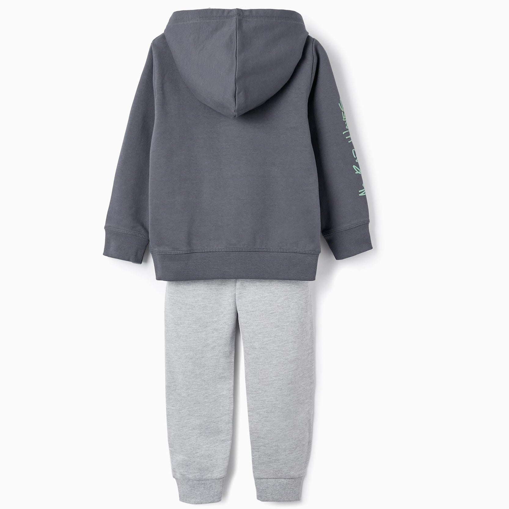 Hooded Jacket + Tracksuit for Boys 'On The Waves', Grey