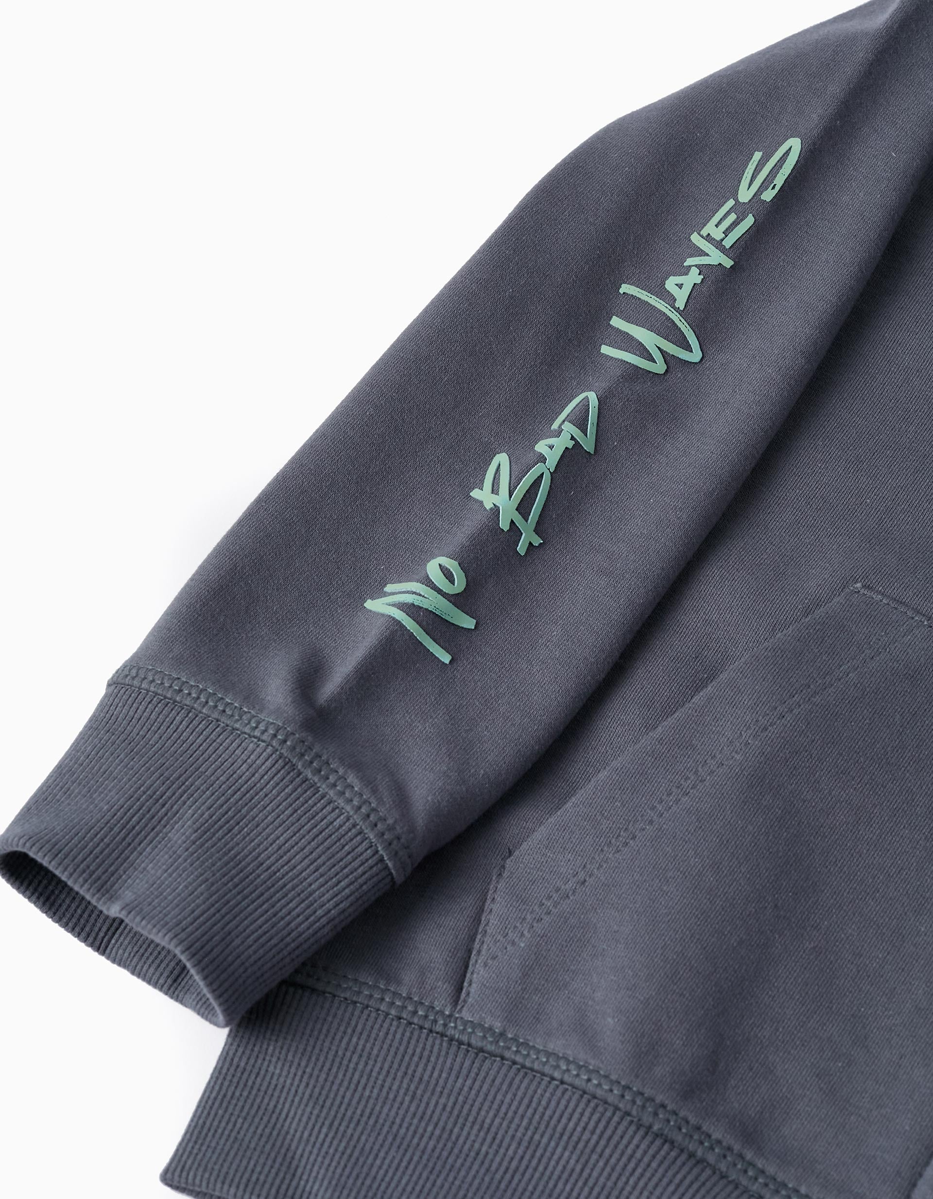 Hooded Jacket + Tracksuit for Boys 'On The Waves', Grey