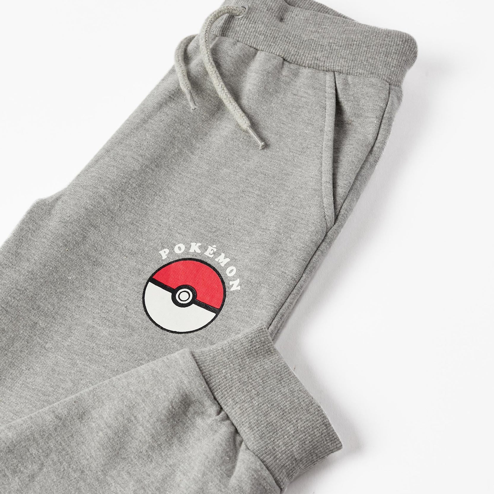 Cotton Joggers for Boys 'Pokémon', Grey