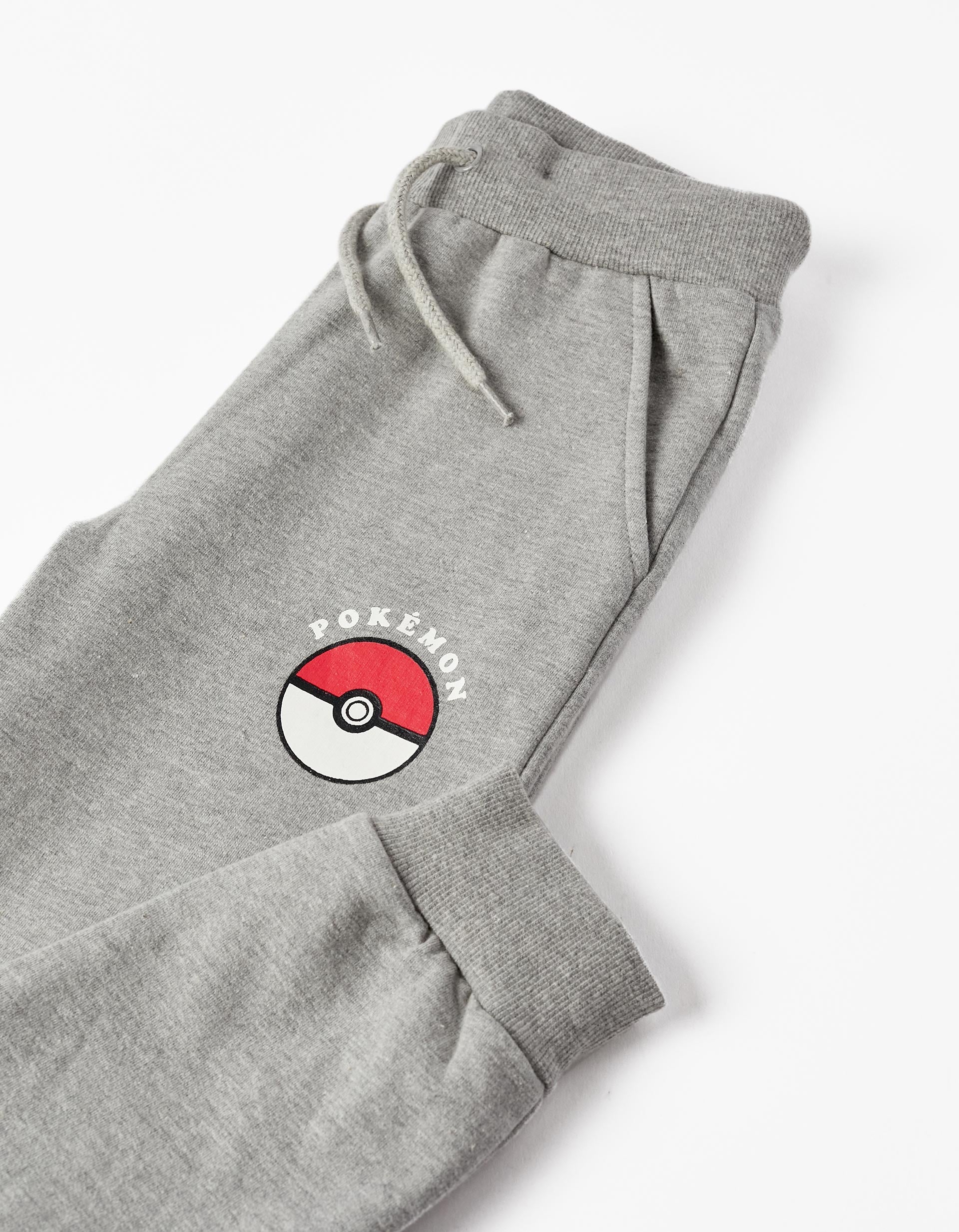 Cotton Joggers for Boys 'Pokémon', Grey