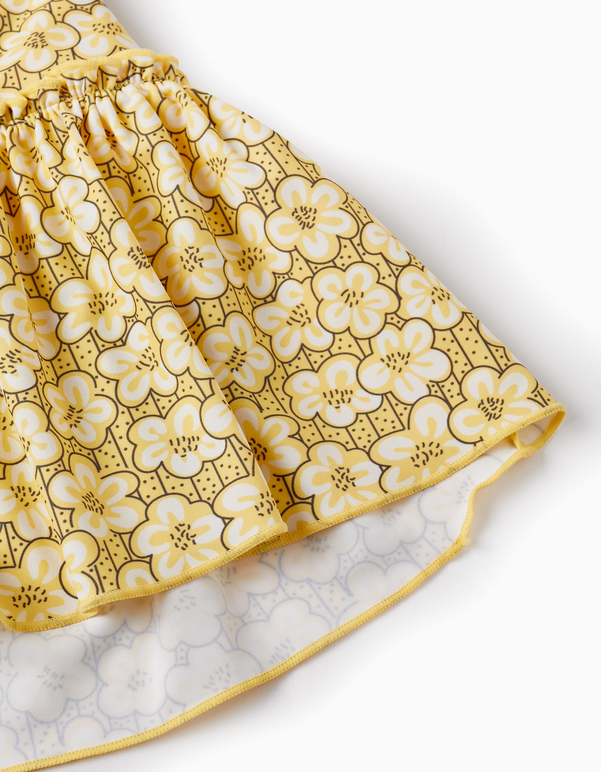 Beach Dress with UV 80 Protection for Girls, Yellow