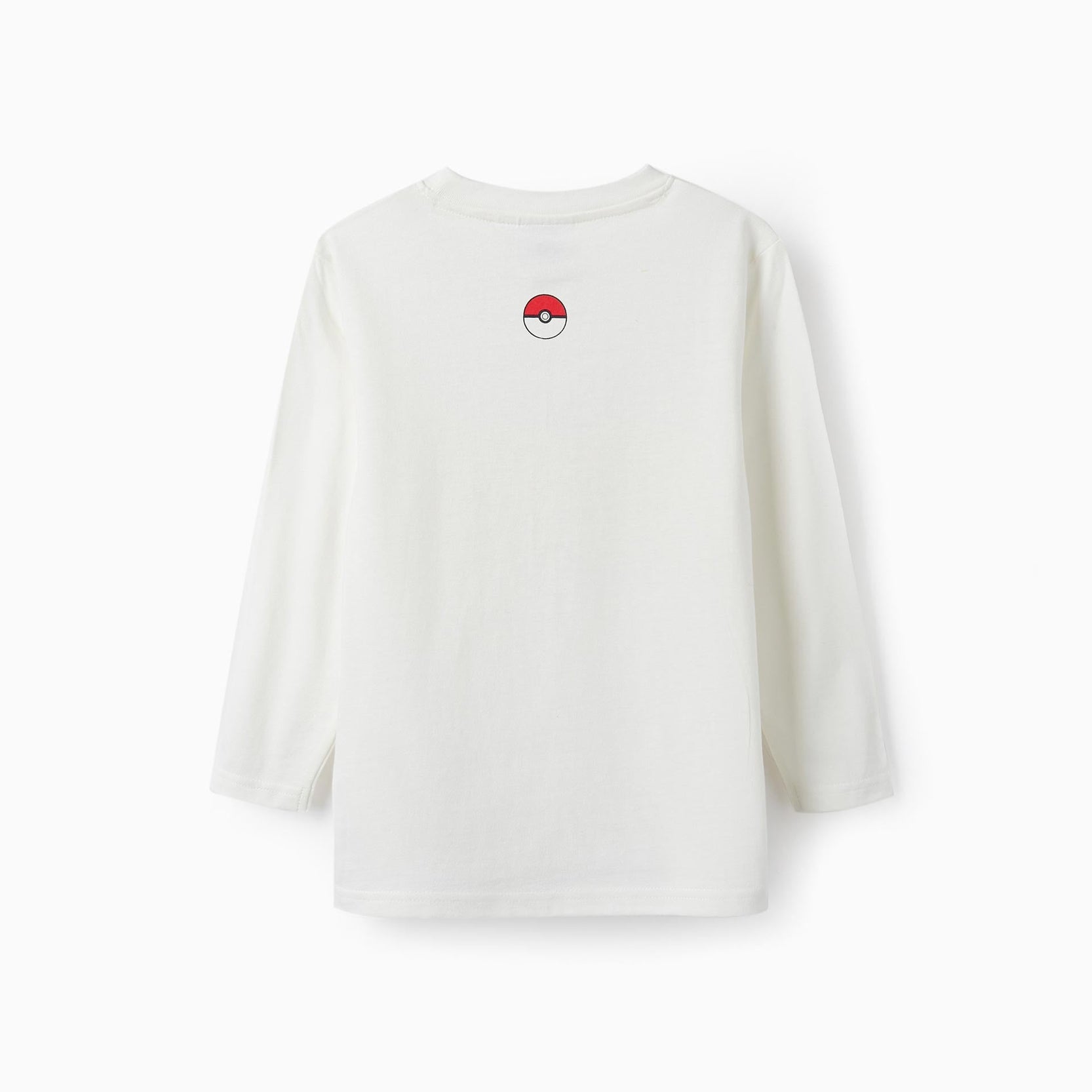 Long Sleeve Cotton T-Shirt for Boys 'Pokémon', White