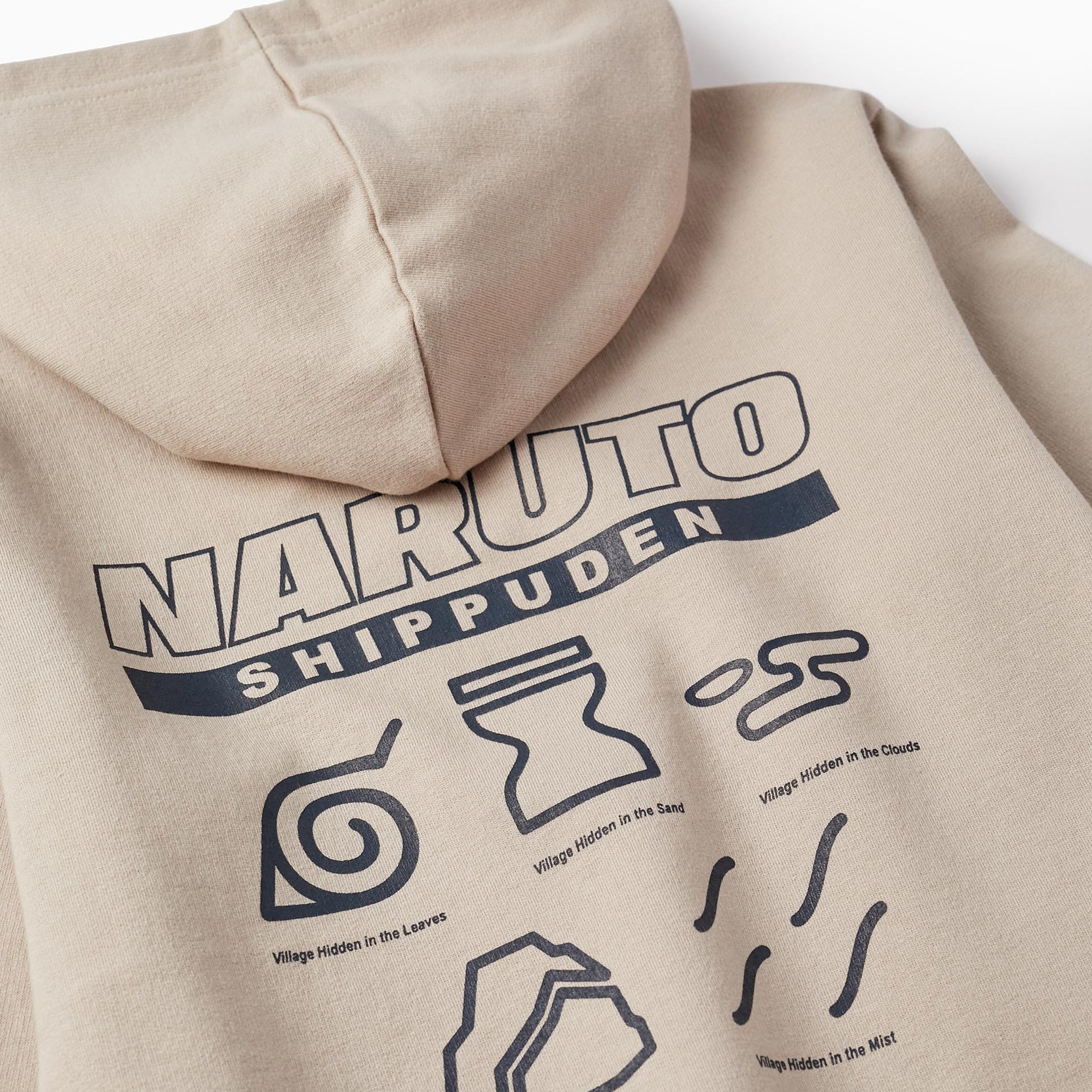 Sweatshirt with Hood in Cotton for Boys 'Naruto', Beige