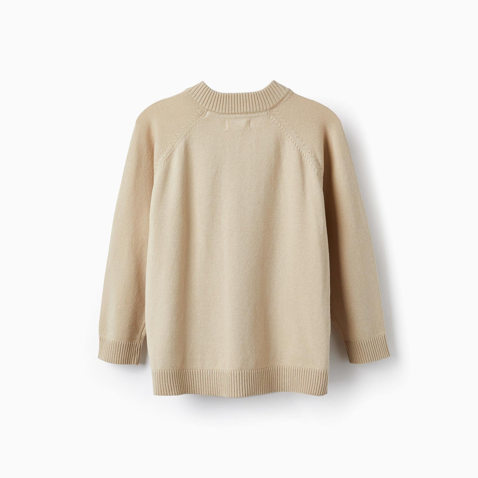 Knitted Cardigan for Boys, Beige