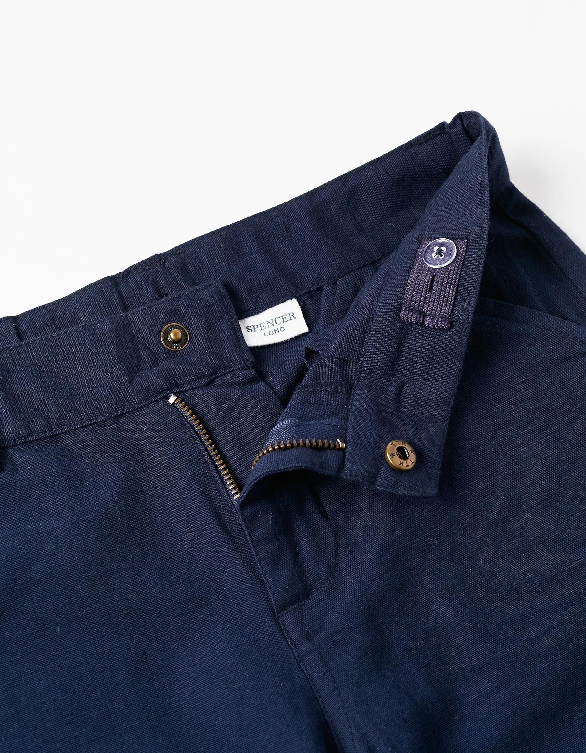 Chino Shorts for Boys, Dark Blue