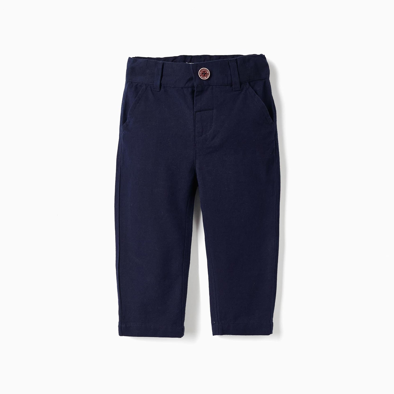 Trousers for Baby Boys 'Slim', Dark Blue