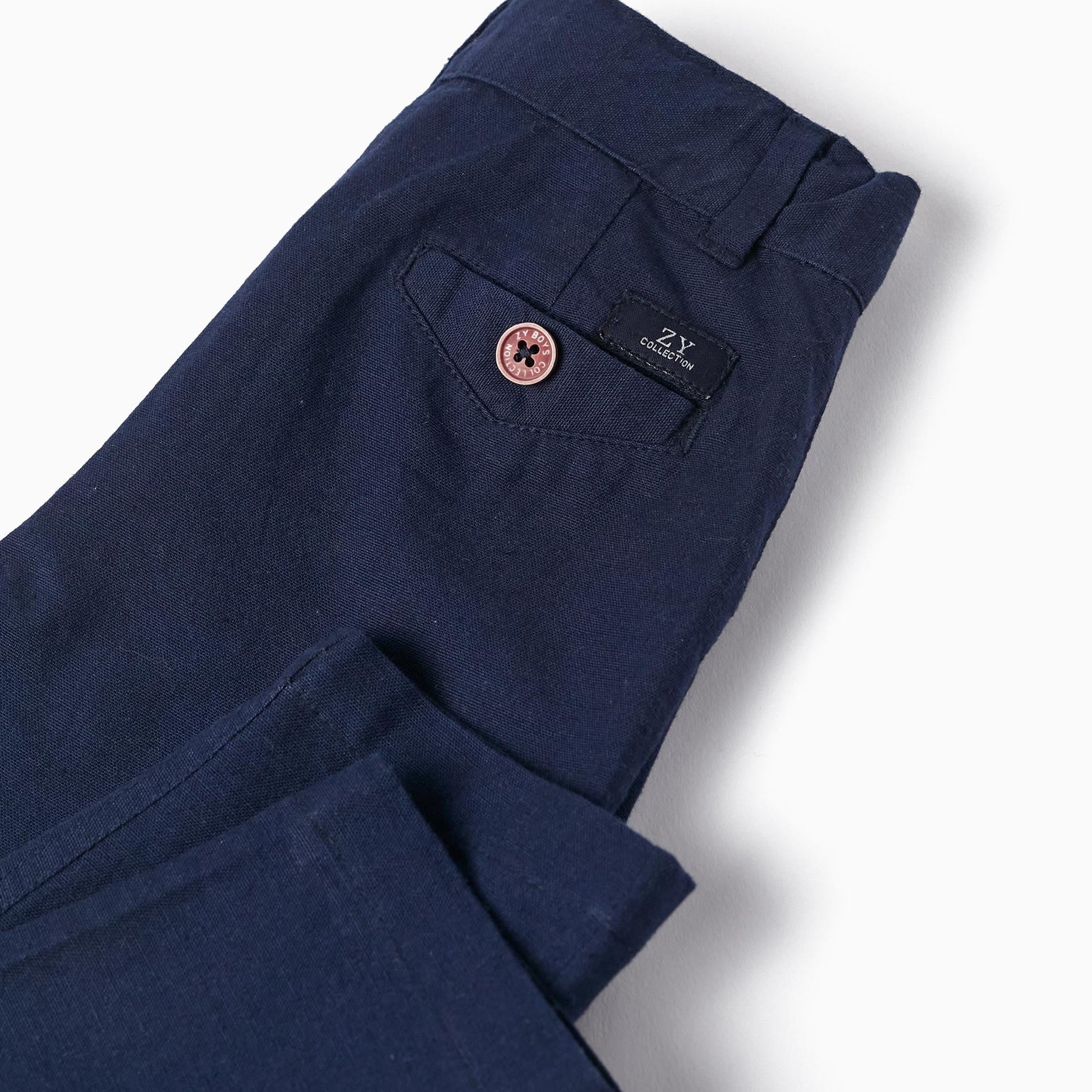 Trousers for Baby Boys 'Slim', Dark Blue