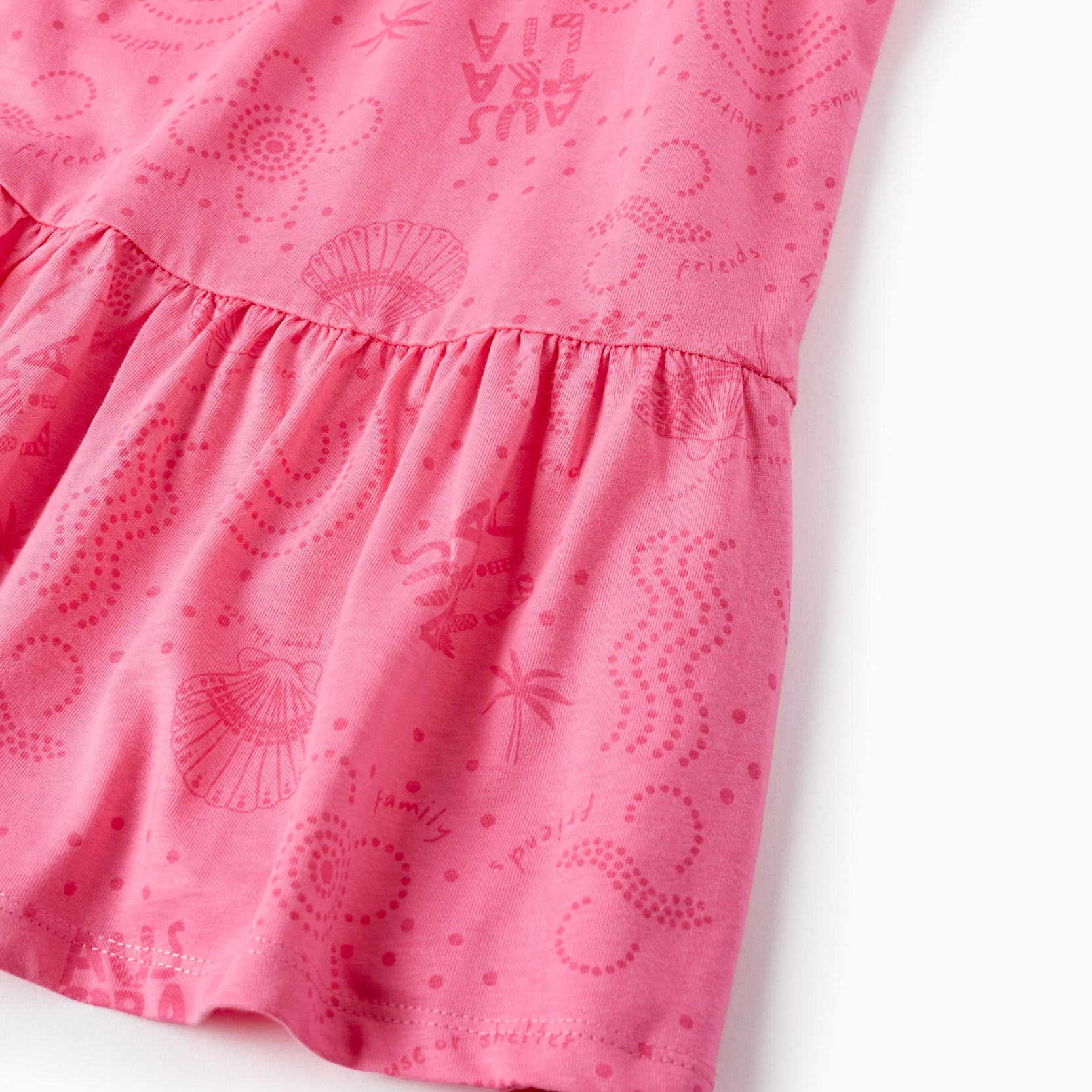 2 Cotton Dresses for Girls, Pink