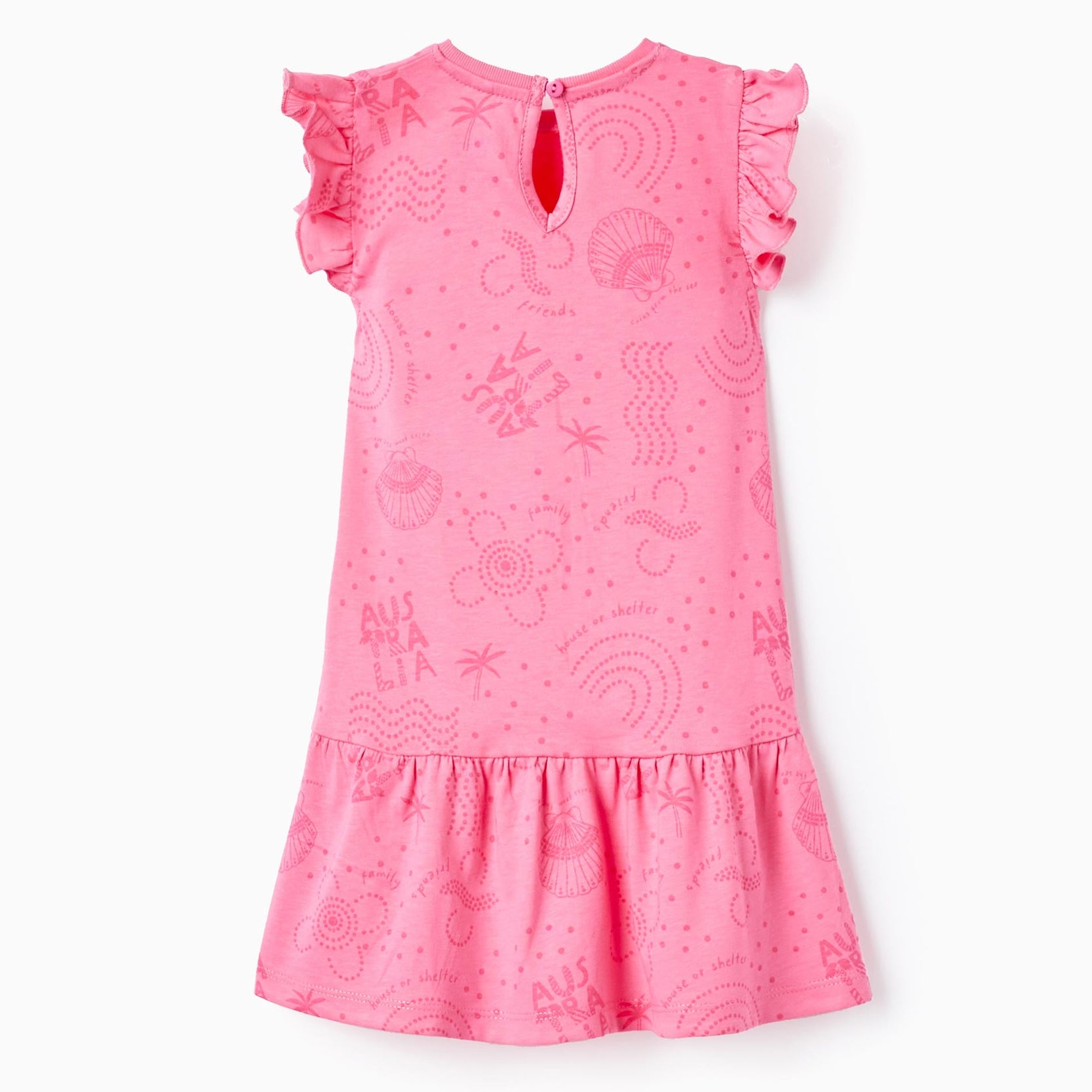 Pack of 2 Cotton Dresses for Baby Girls 'Coins From The Sea', Pink