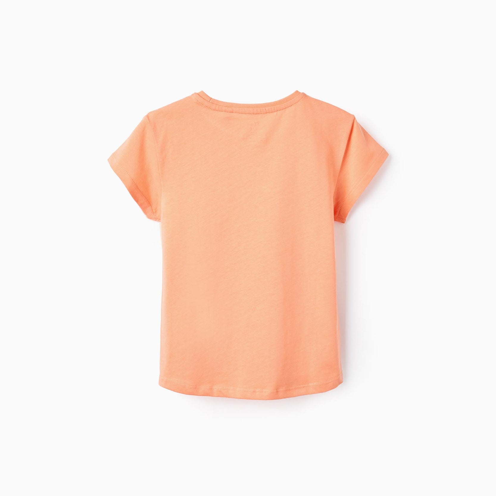 2 Cotton T-shirts for Girls 'Dreaming', White/Coral