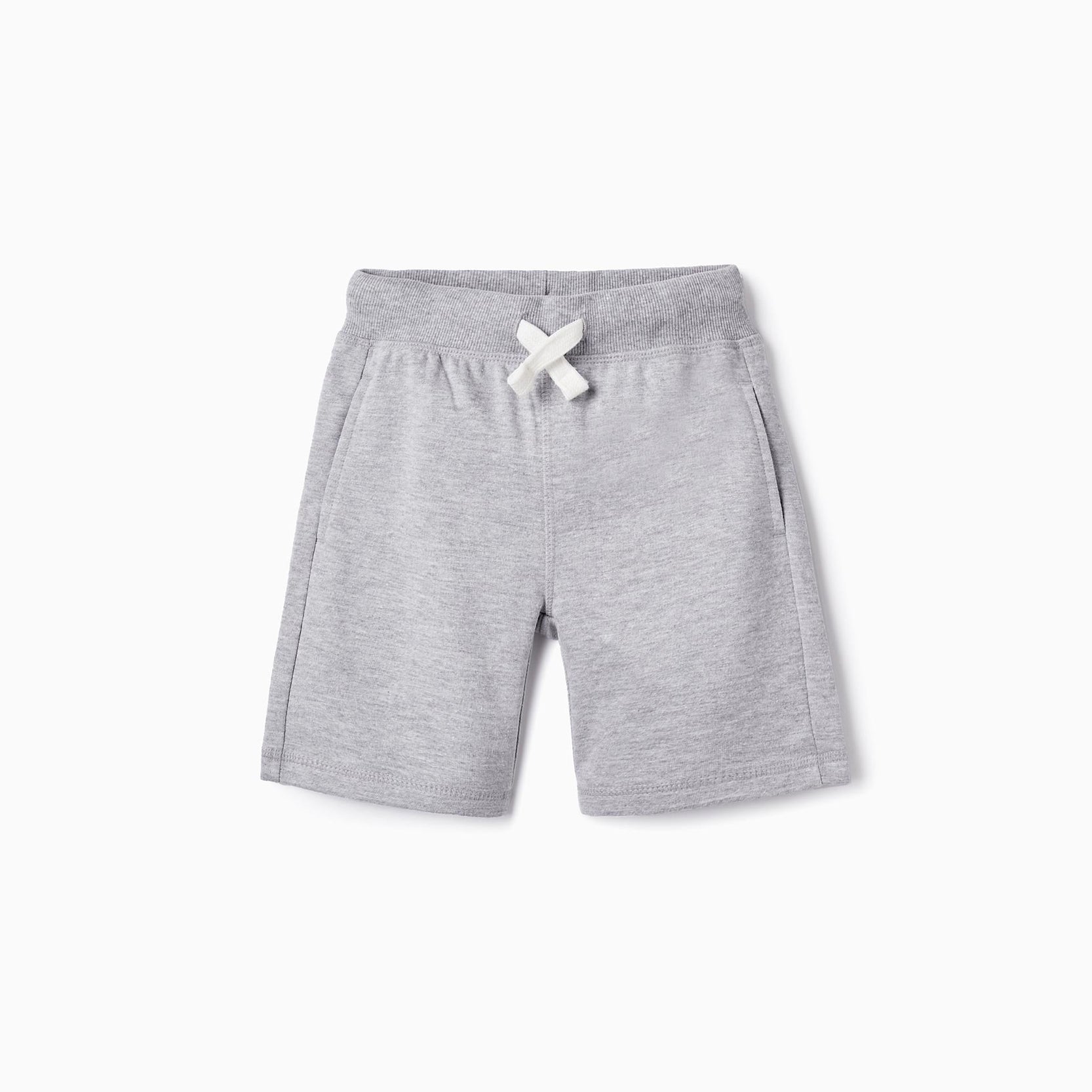 Cotton Shorts for Boys, Grey