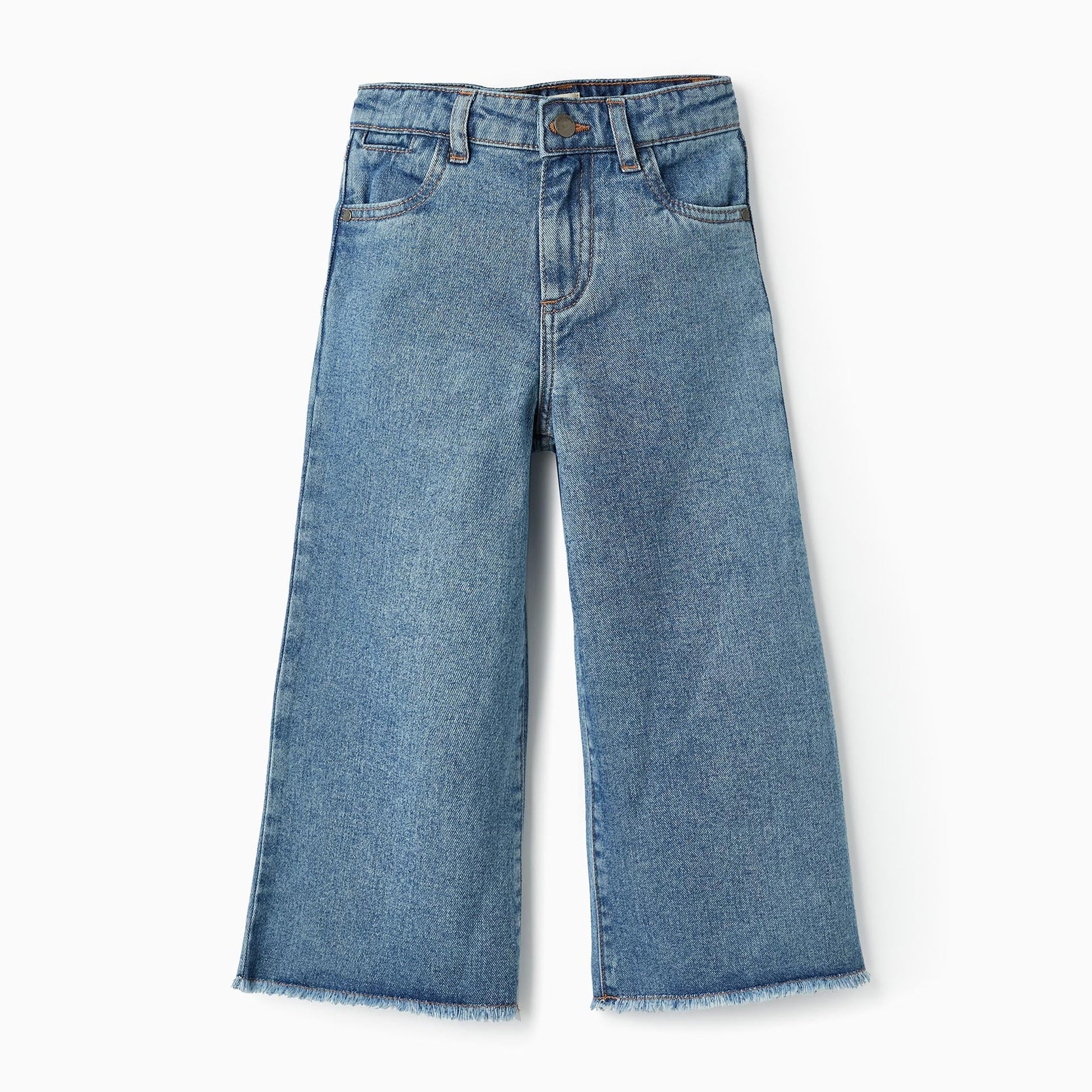 Denim Trousers for Girls 'Wide Leg', Blue