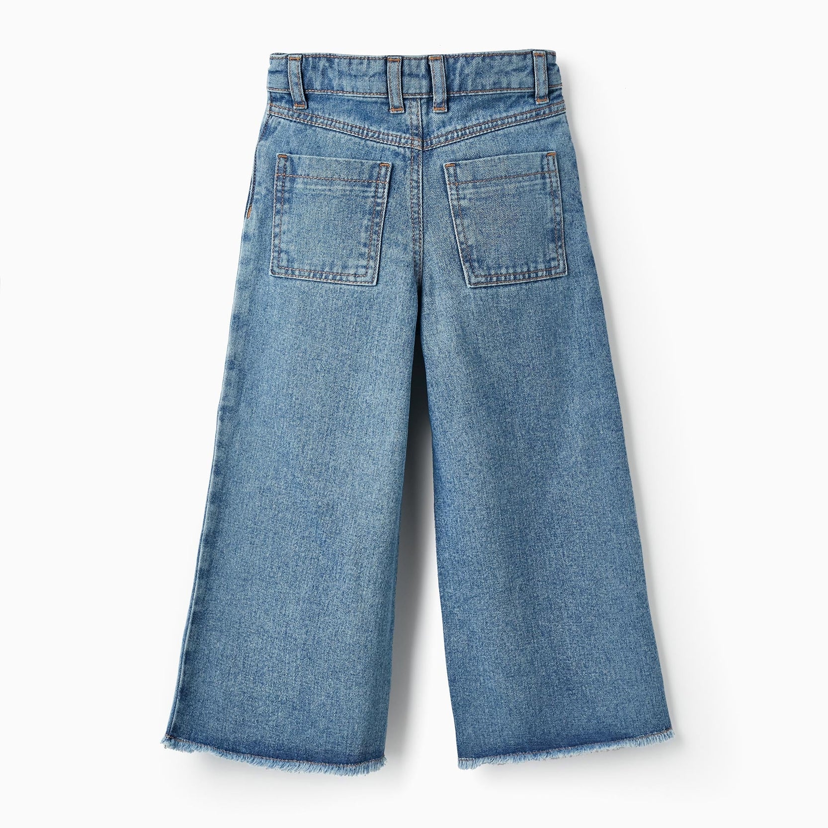 Denim Trousers for Girls 'Wide Leg', Blue