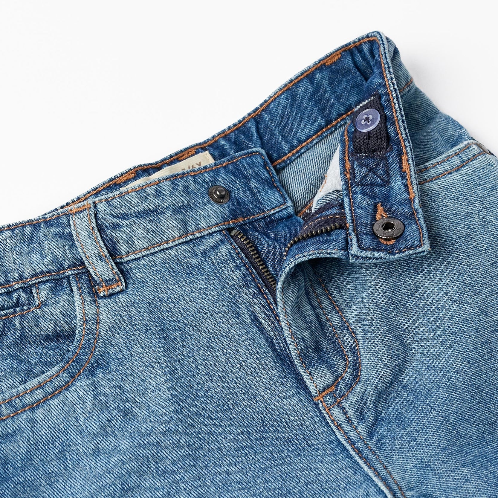 Denim Trousers for Girls 'Wide Leg', Blue