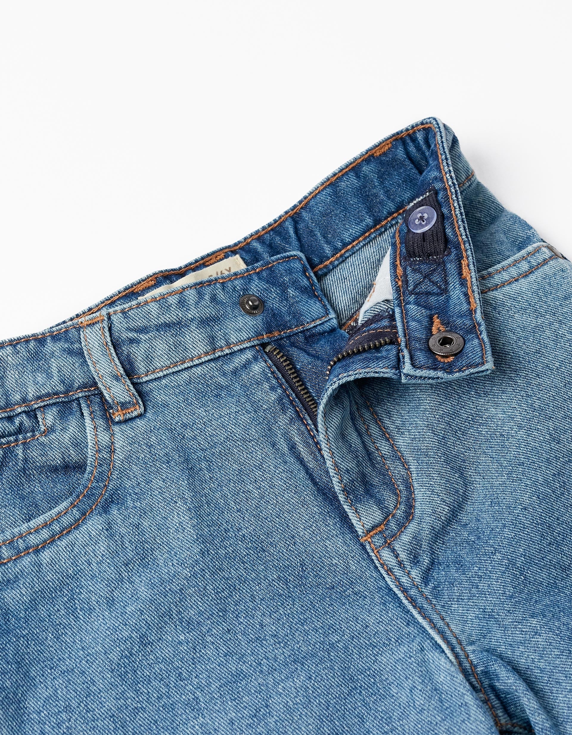 Denim Trousers for Girls 'Wide Leg', Blue