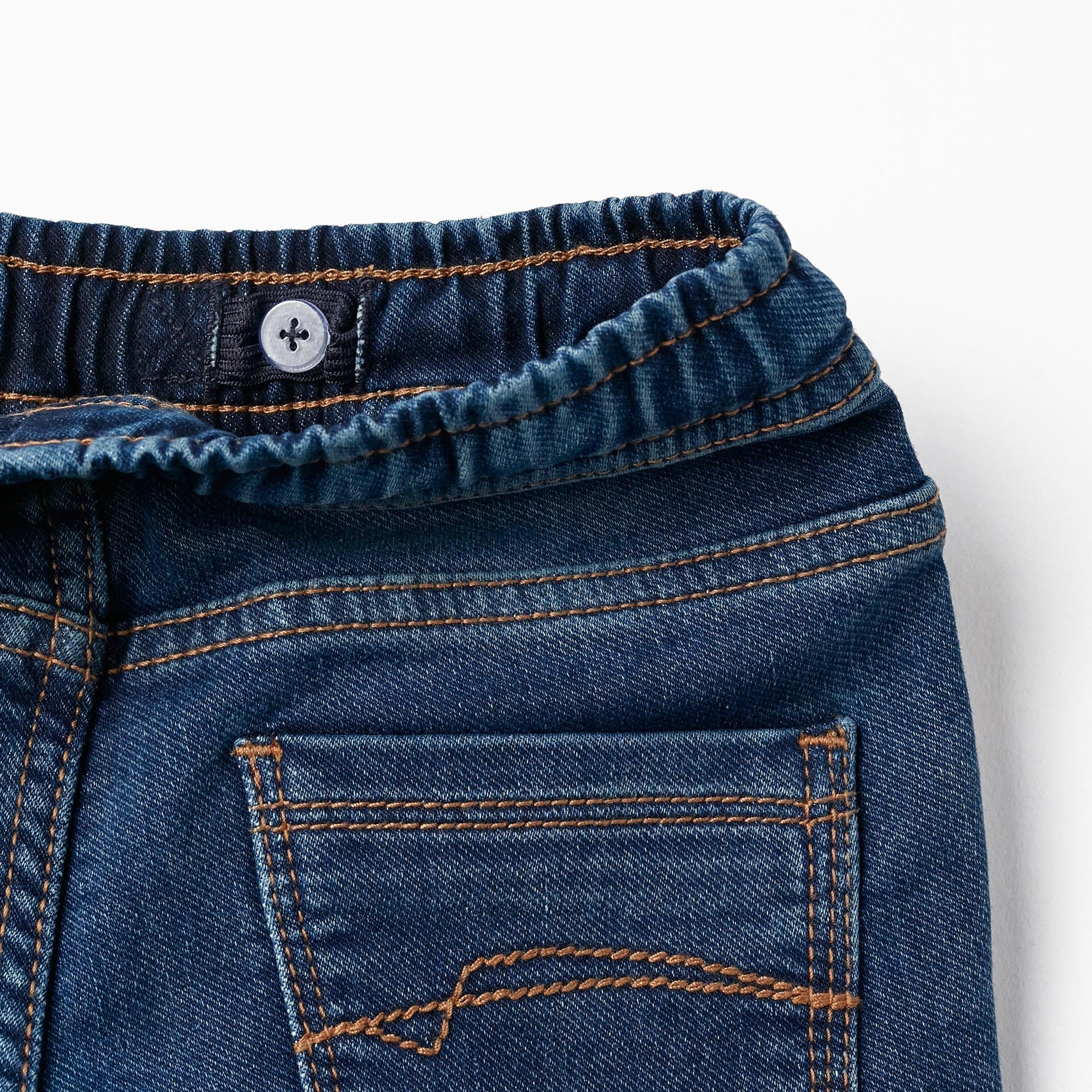 Sporty Denim Trousers for Boys 'Slim Fit', Dark Blue