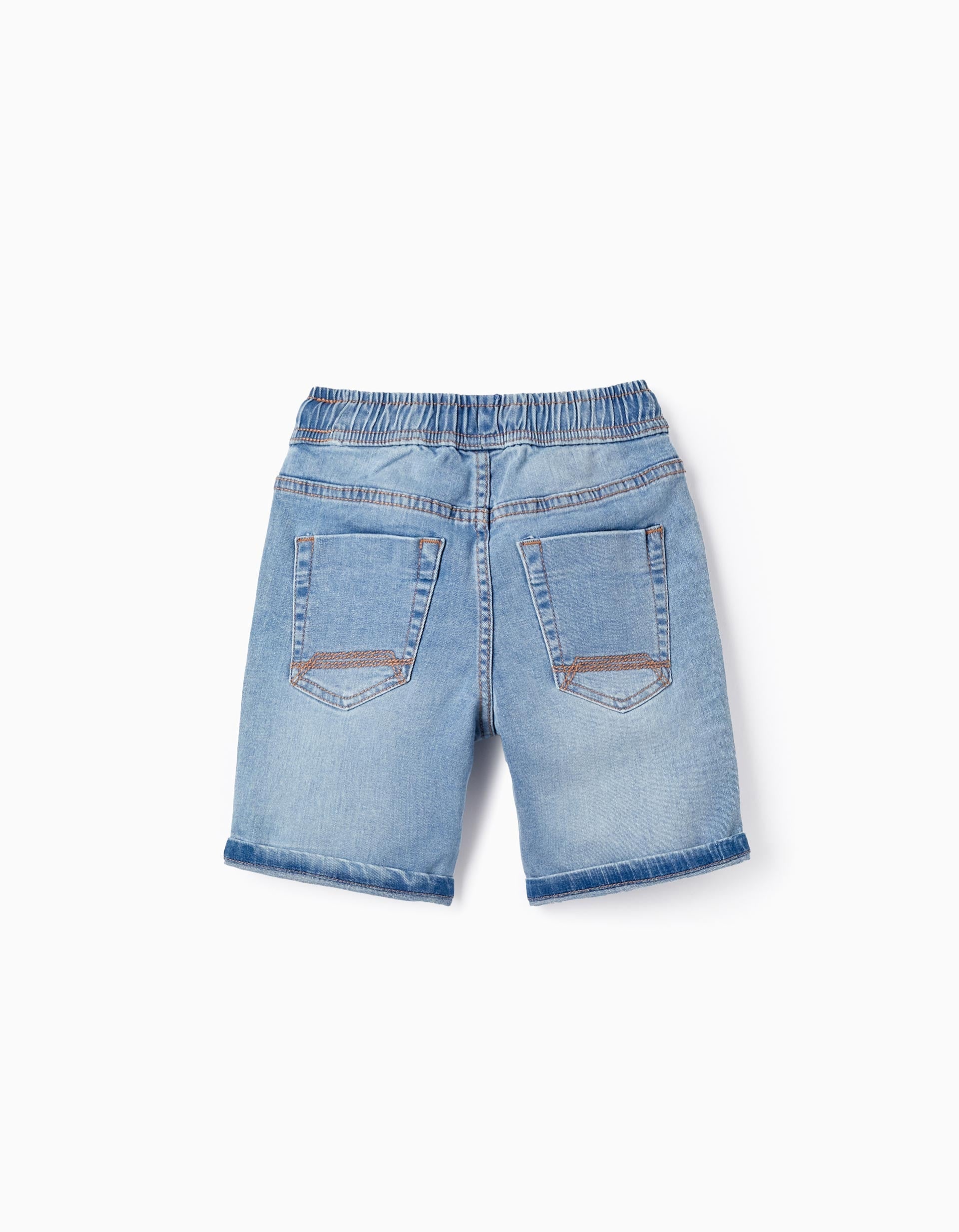 Cotton Denim Shorts for Boys 'Midi', Light Blue
