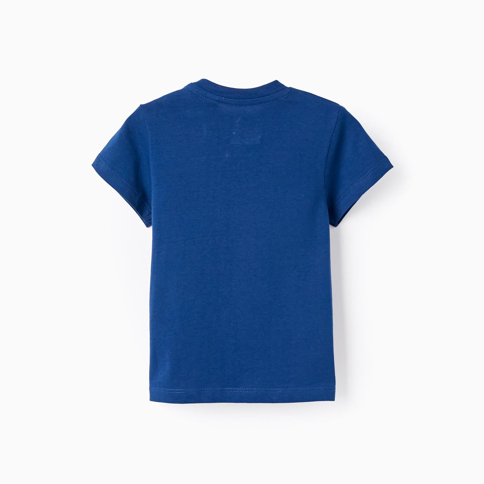 2 Cotton T-shirts for Baby Boys 'Shark', Coral/Blue