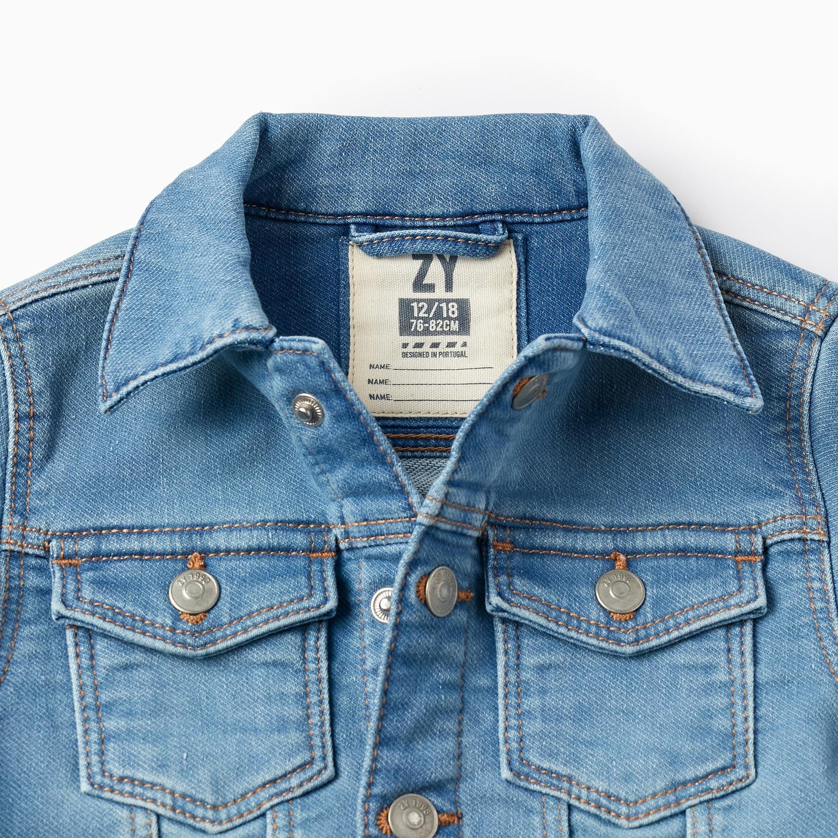 Denim Jacket for Babies, Light Blue