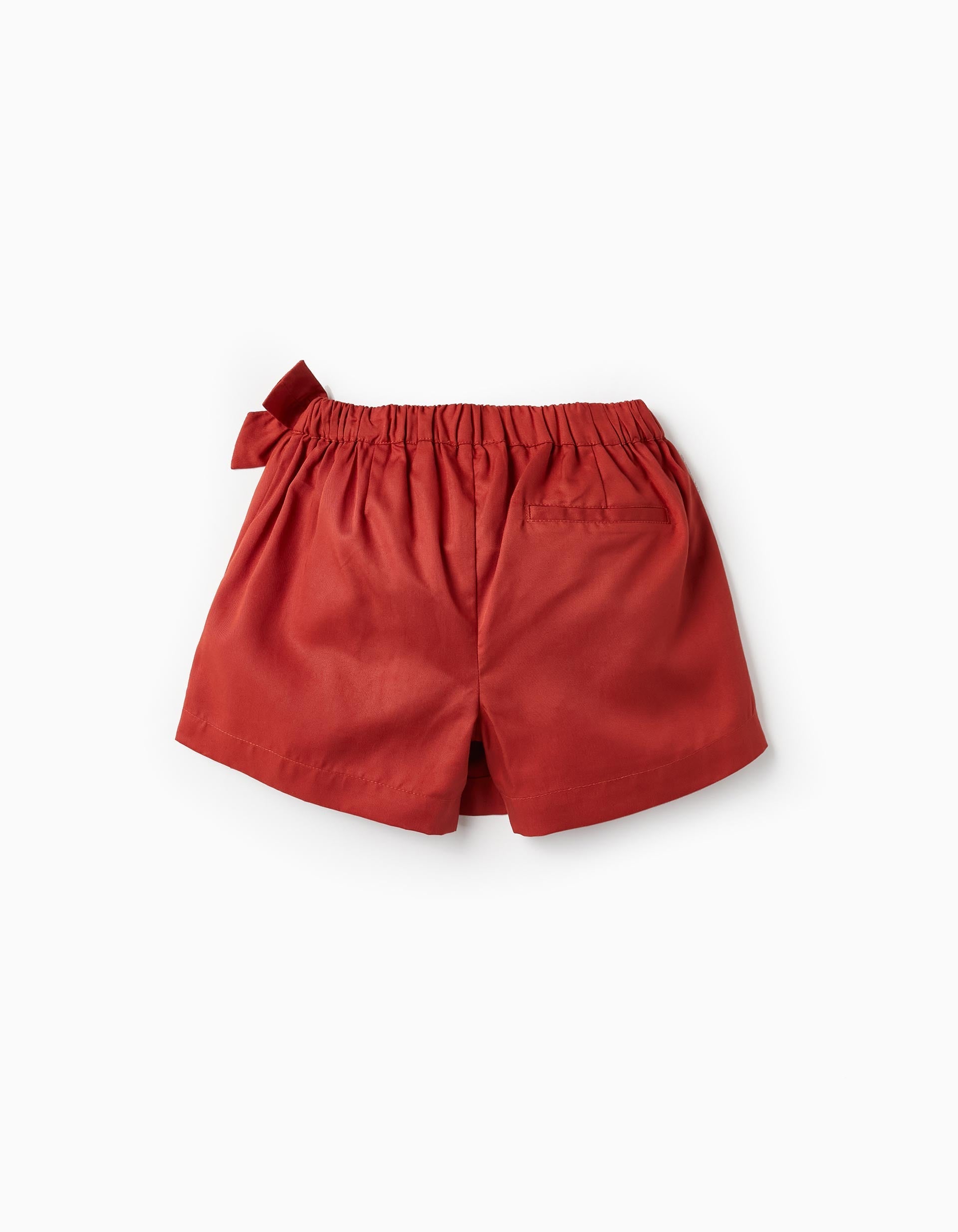 Skort in Lyocell for Girls, Dark Red